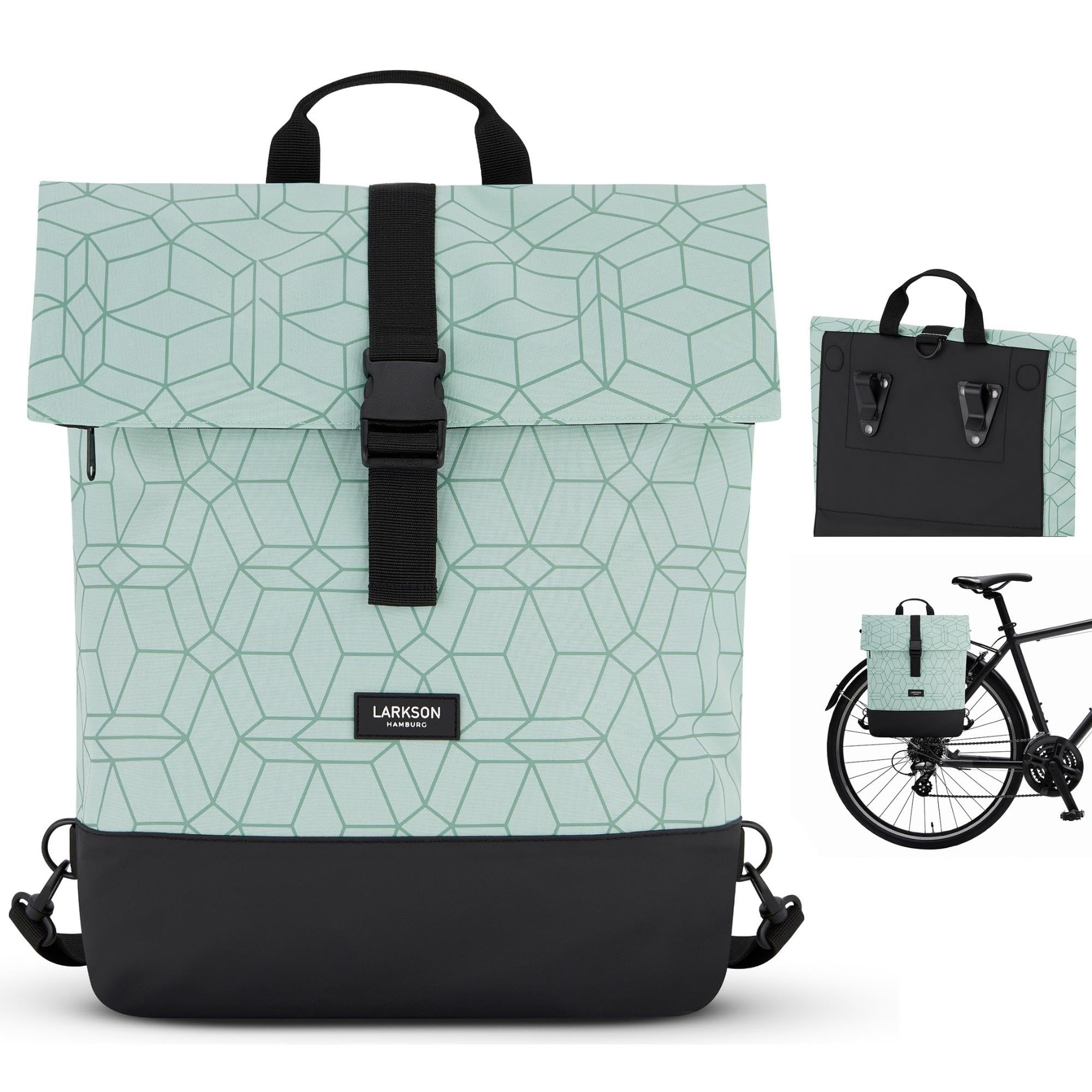 LARKSON Borse Bici Posteriore Laterali Tammo Bike, Menta