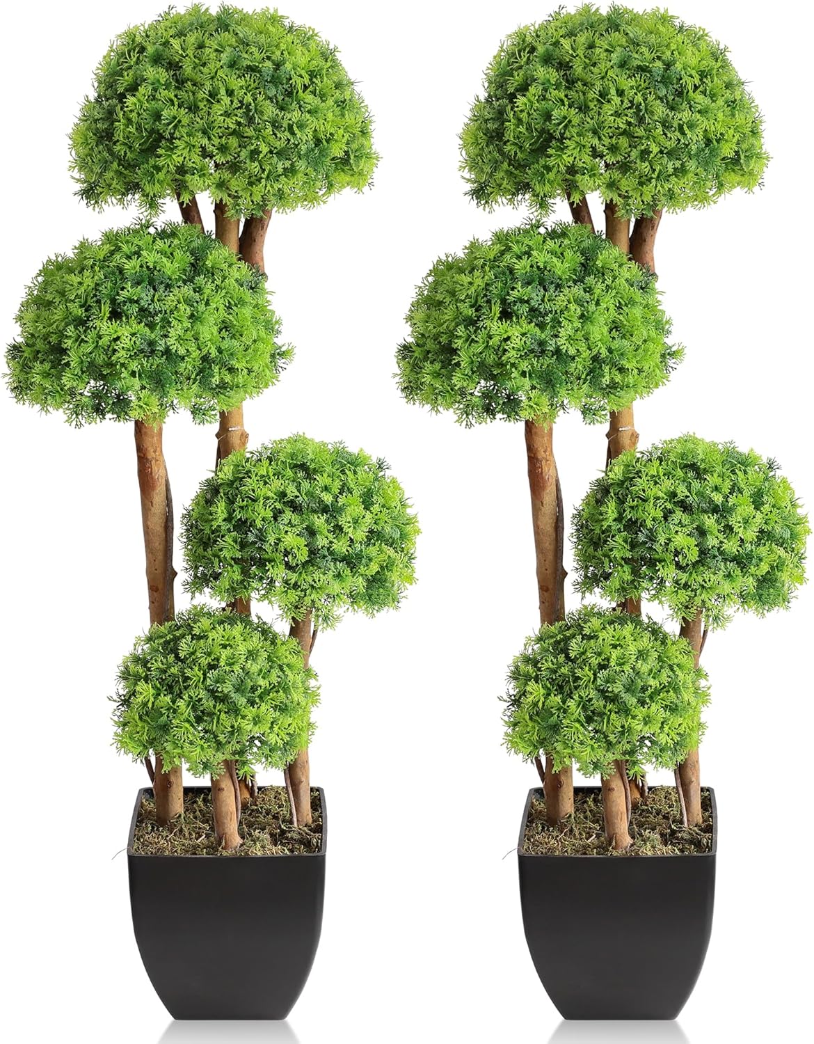 Set 2 Bonsai Erba Corallina Artificiale 90 cm - immagine 1