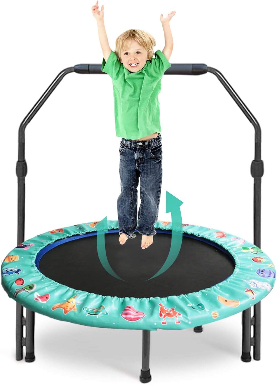 Trampolino per Bambini 36" con Manico Regolabile - immagine 1