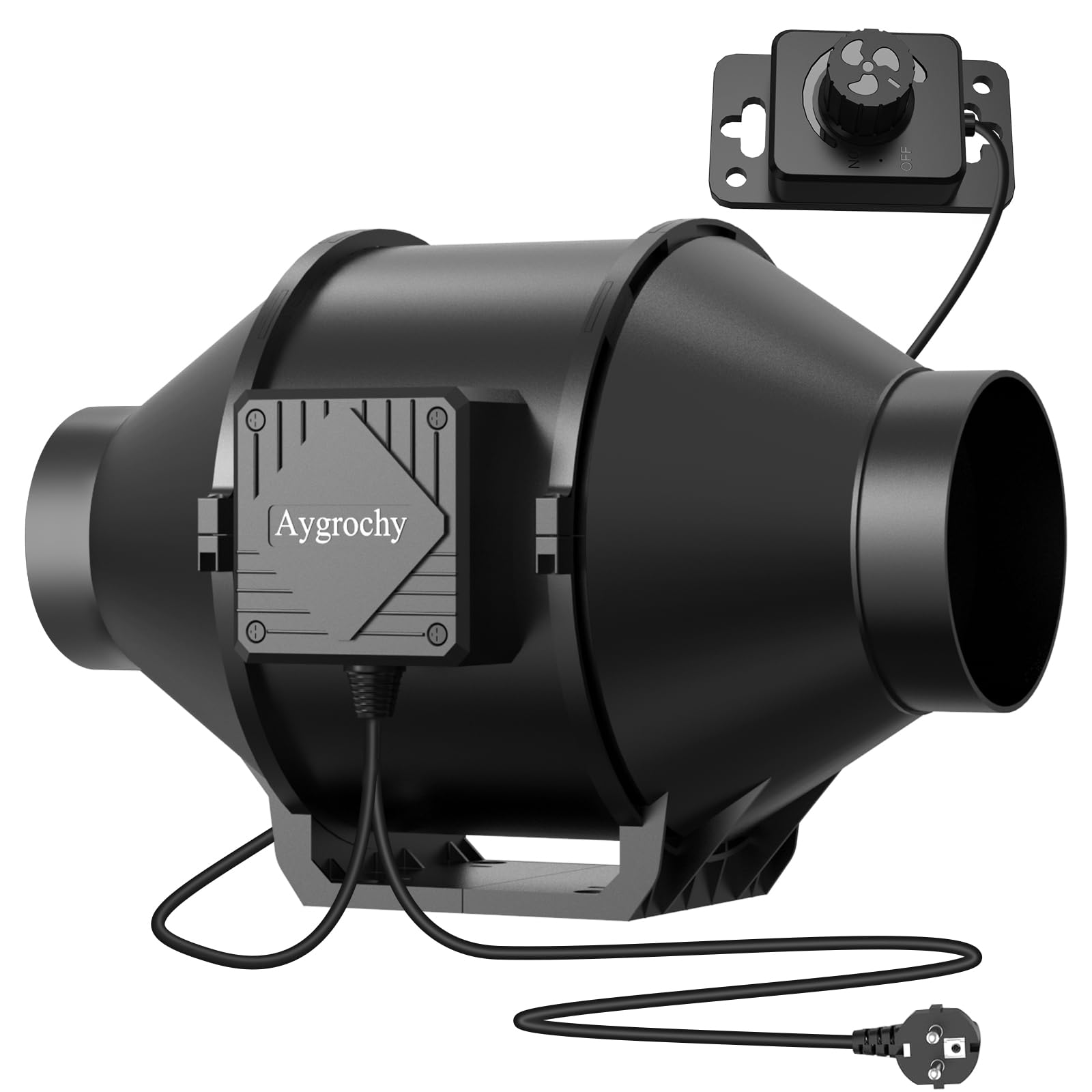 Aygrochy Ventilatore Tubolare Regolabile 100 mm