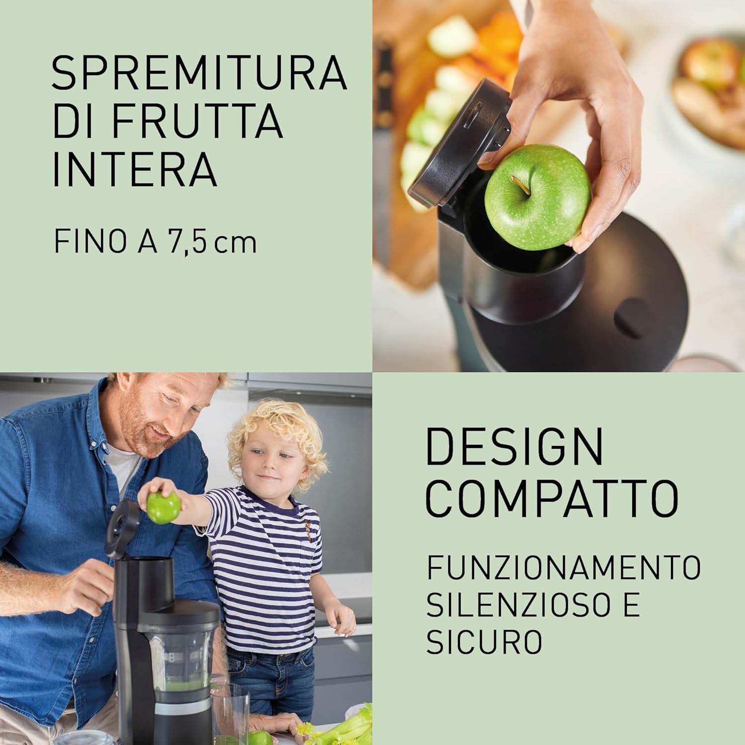 Panasonic Slow Juicer MJ-L700KXE - Estrattore Elettrico, Nero - immagine 3