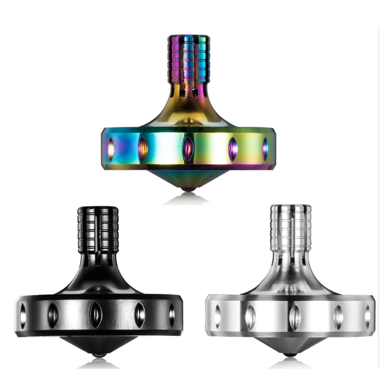 Trottola in Metallo di Precisione, Rotazione Lunga