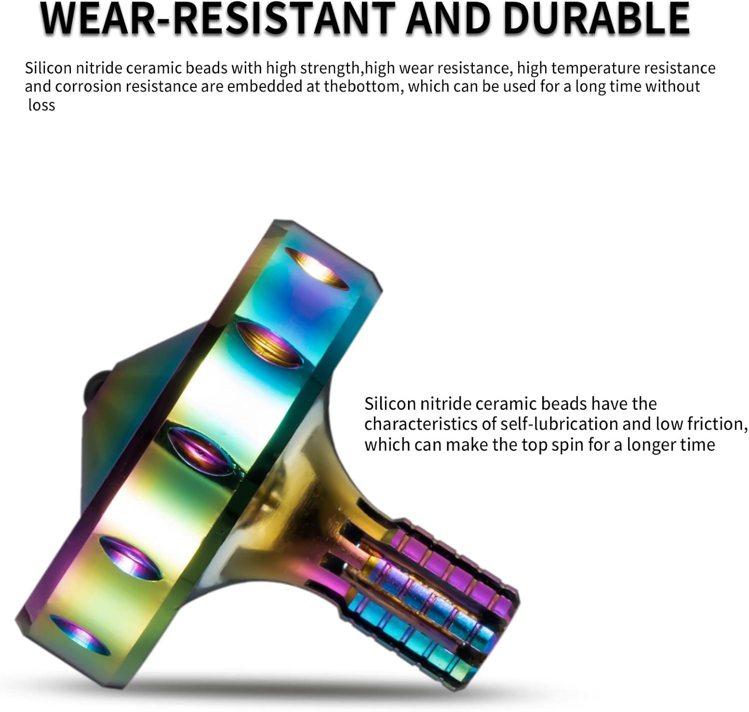 Trottola in Metallo di Precisione, Rotazione Lunga - immagine 5