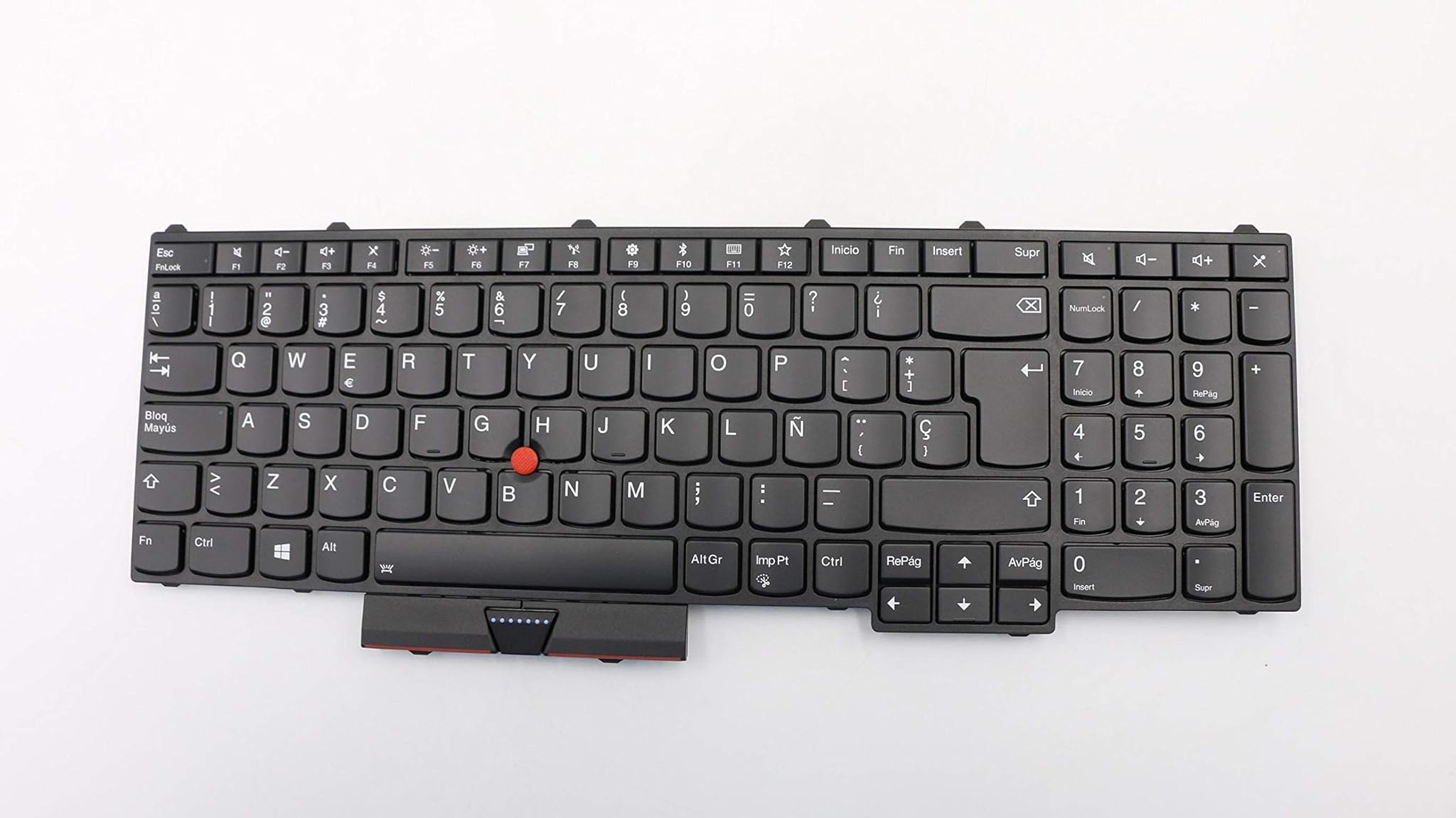 sostituzione della tastiera Spagnolo retroilluminata per Lenovo Thinkpad P51 P71