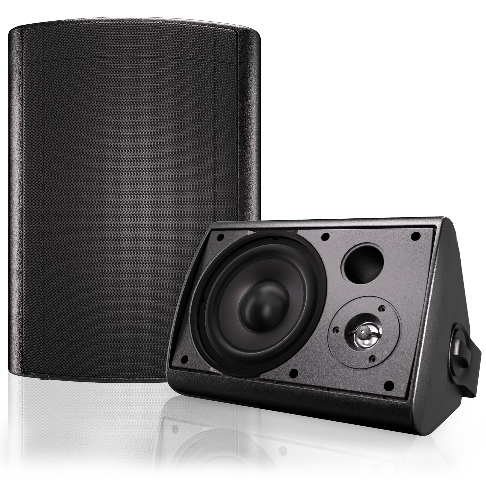 Herdio Diffusori da Esterno Bluetooth 6.5'' 400W, Nero