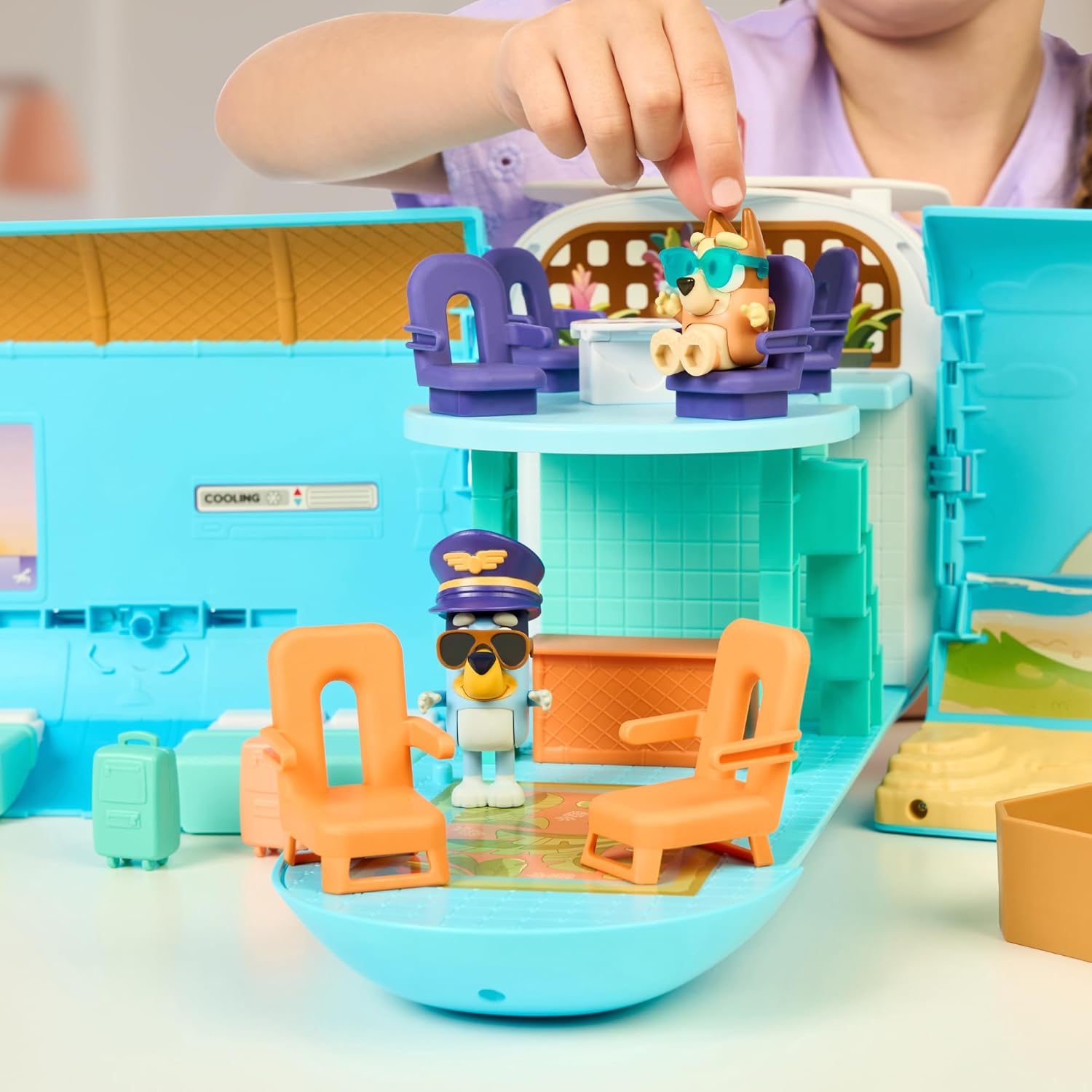 Bluey - Aereo 3 in 1 con Pilota e Bingo - immagine 6