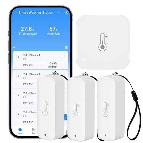 Termometro Igrometro WiFi Interni/Esterni 150m