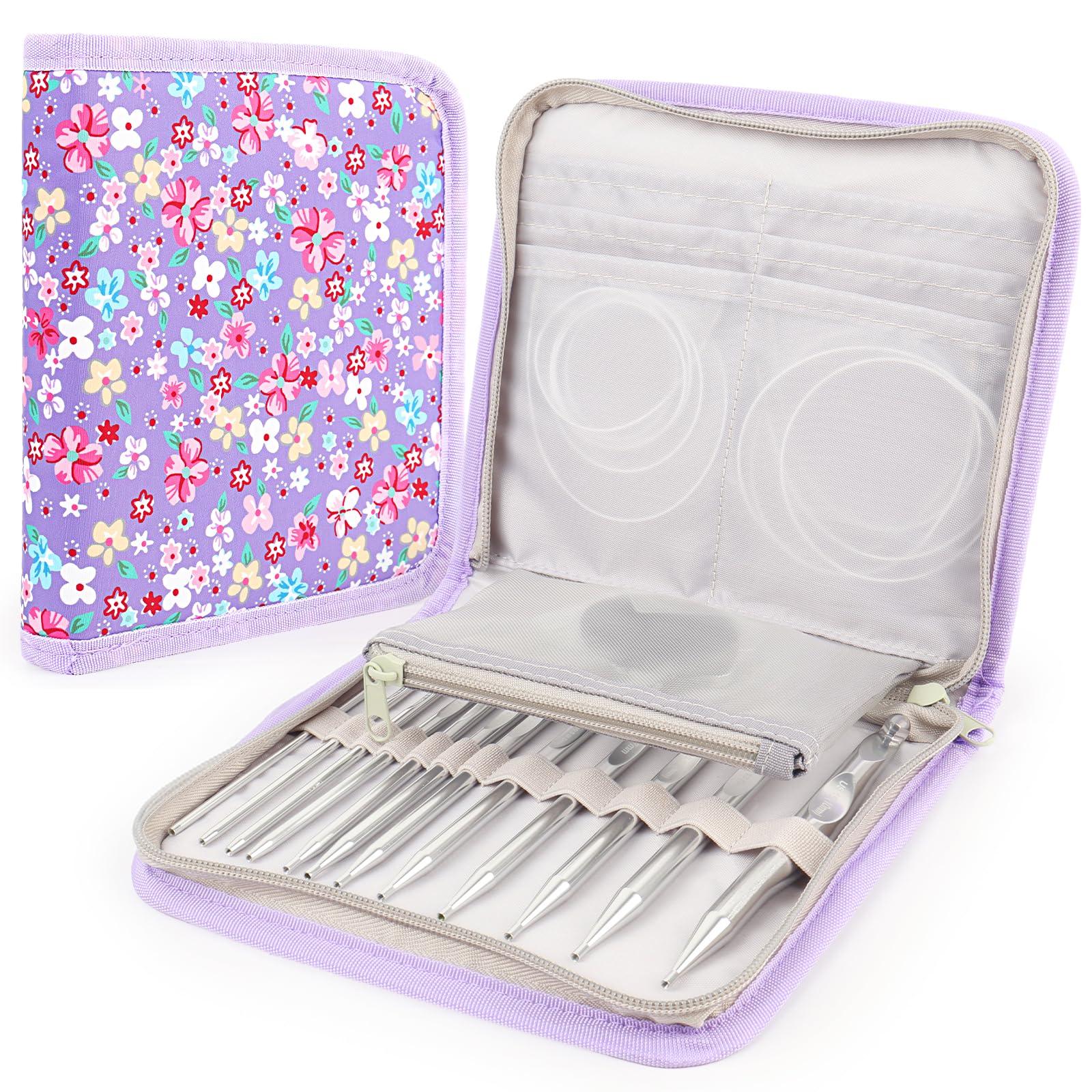 Coopay Set 12 Uncinetti Tunisini Intercambiabili 3-10mm