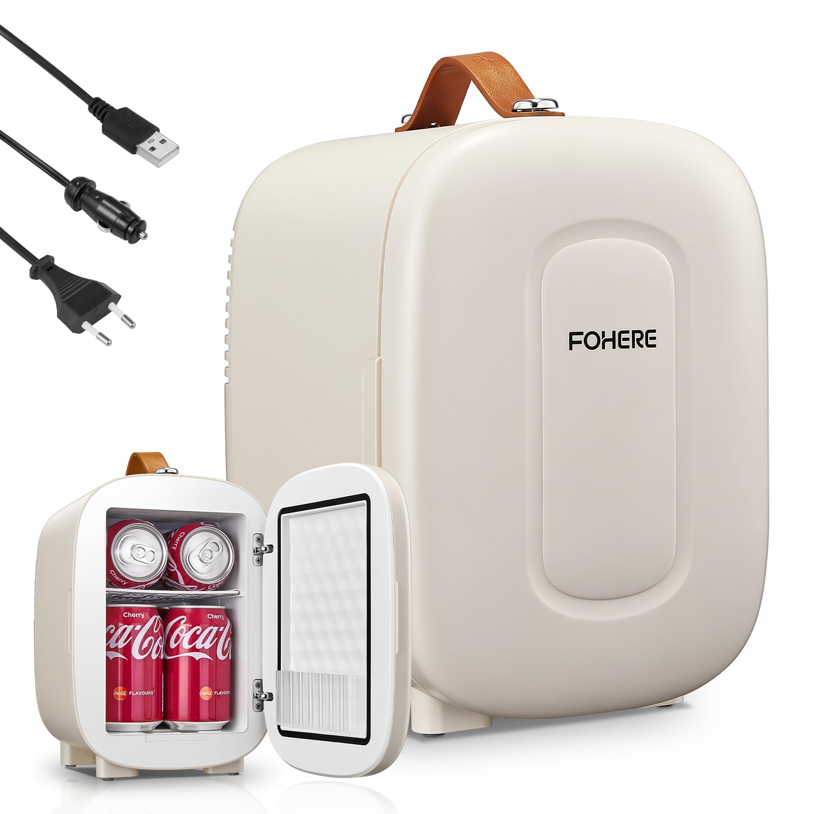 Fohere Mini Frigo 5L Portatile con Presa USB