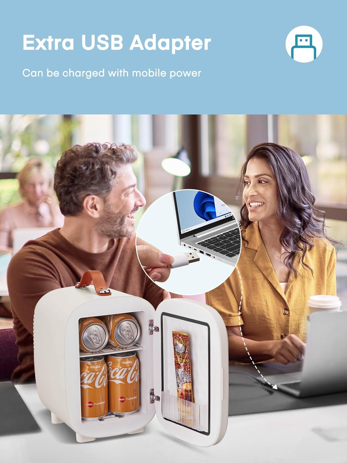 Fohere Mini Frigo 5L Portatile con Presa USB - immagine 5