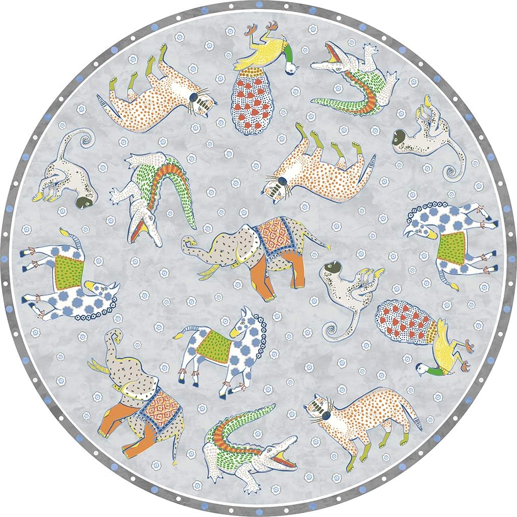 Vilber Kids ZIBA - Tappeto Vinile per Bambini Ø 155 cm