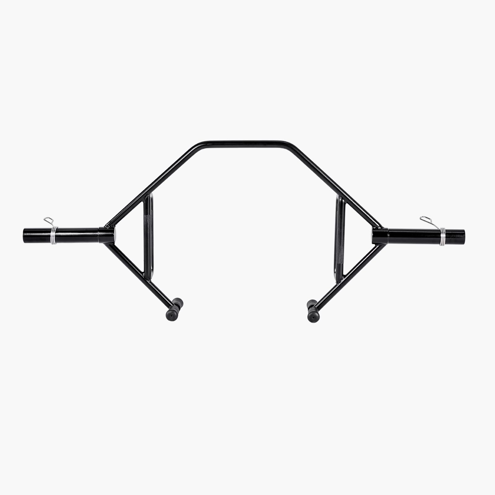 VEVOR Bilanciere Esagonale con Telaio Aperto, Barre per Shrug da 50 mm e Capacità di 360 kg con Impugnature Zigrinate, Attrezzatura per Sollevamento Pesi e Allenamento della Forza per Palestra