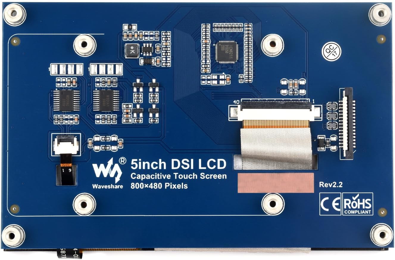 Waveshare Raspberry Pi 5inch Display Touch Capacitivo - immagine 8
