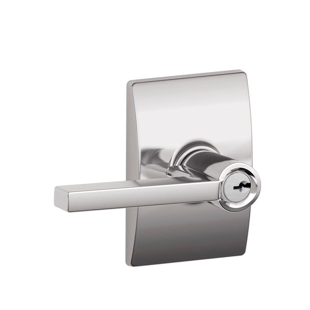 Schlage Century Collection Latitude Keyed Entry Lever, F51A LAT 625 CEN