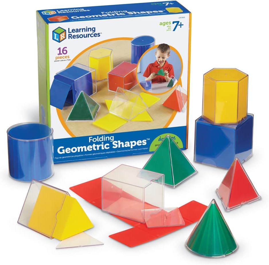 Learning Resources Forme geometriche pieghevoli originali - immagine 1