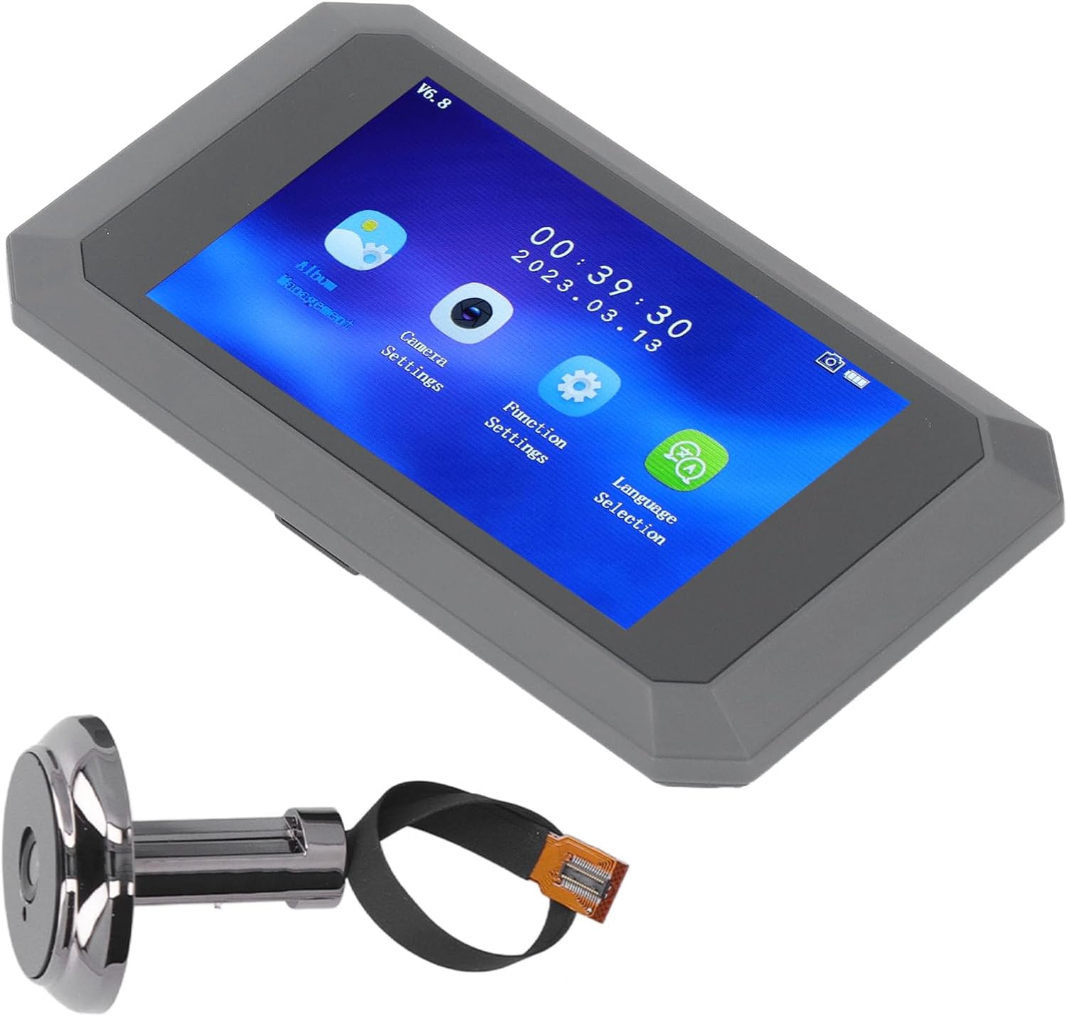 Telecamera Spioncino 1080P 2MP con Batteria 1400mAh