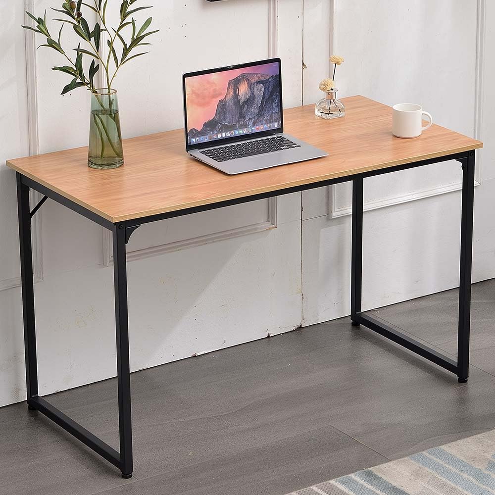 Bakaji Scrivania Tavolo da Lavoro Porta PC 120x60xH74 cm