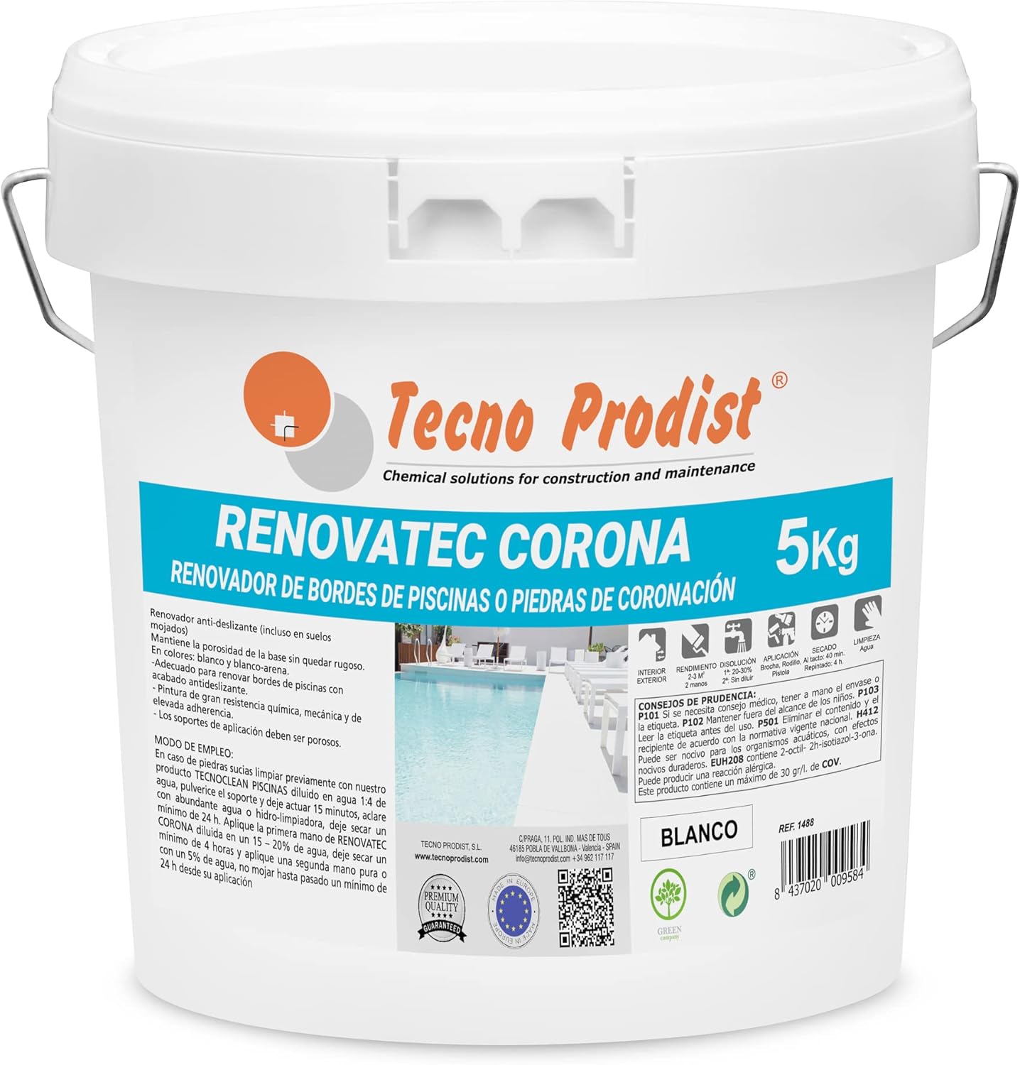 RENOVATEC CORONA Vernice per Piscine by Tecno Prodist 5kg