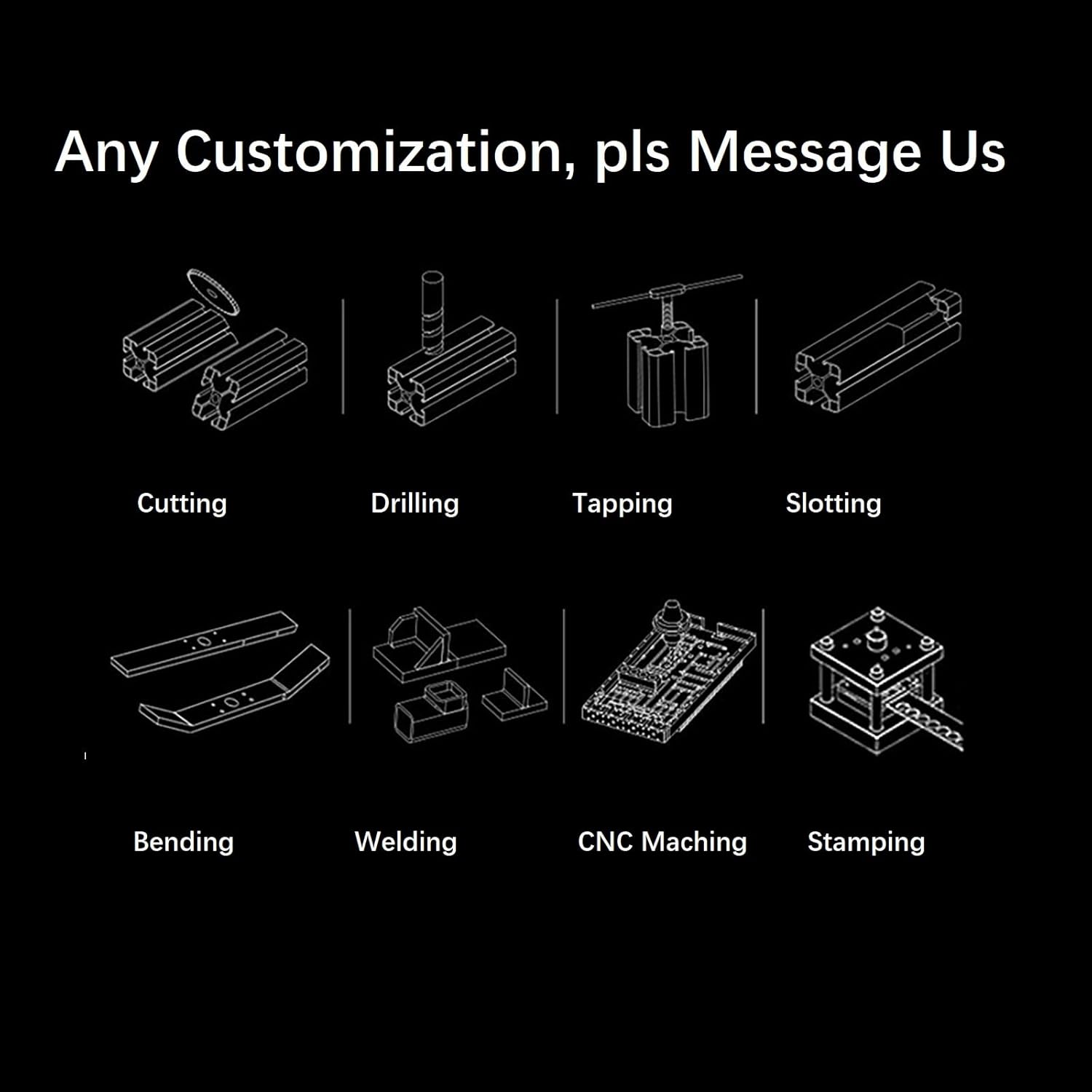 Coavoo Profilo in alluminio 3030 T-Type, 800mm (2 pezzi) - immagine 3