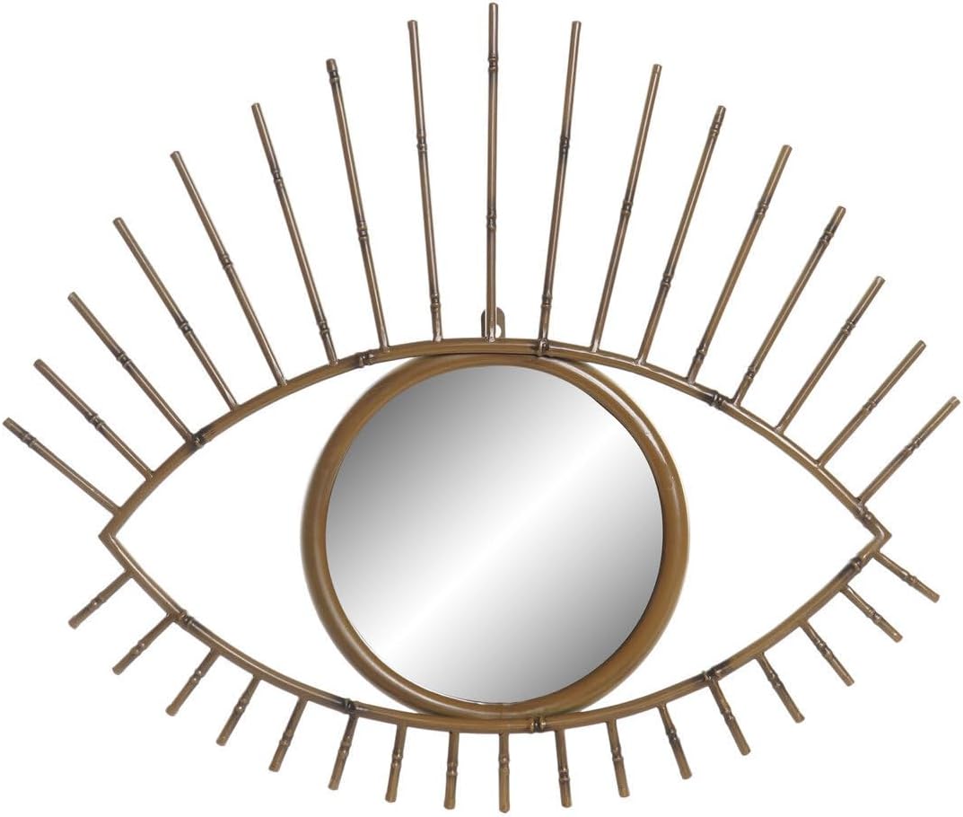 ESPEJO METAL 63X4X53 OJO NATURAL