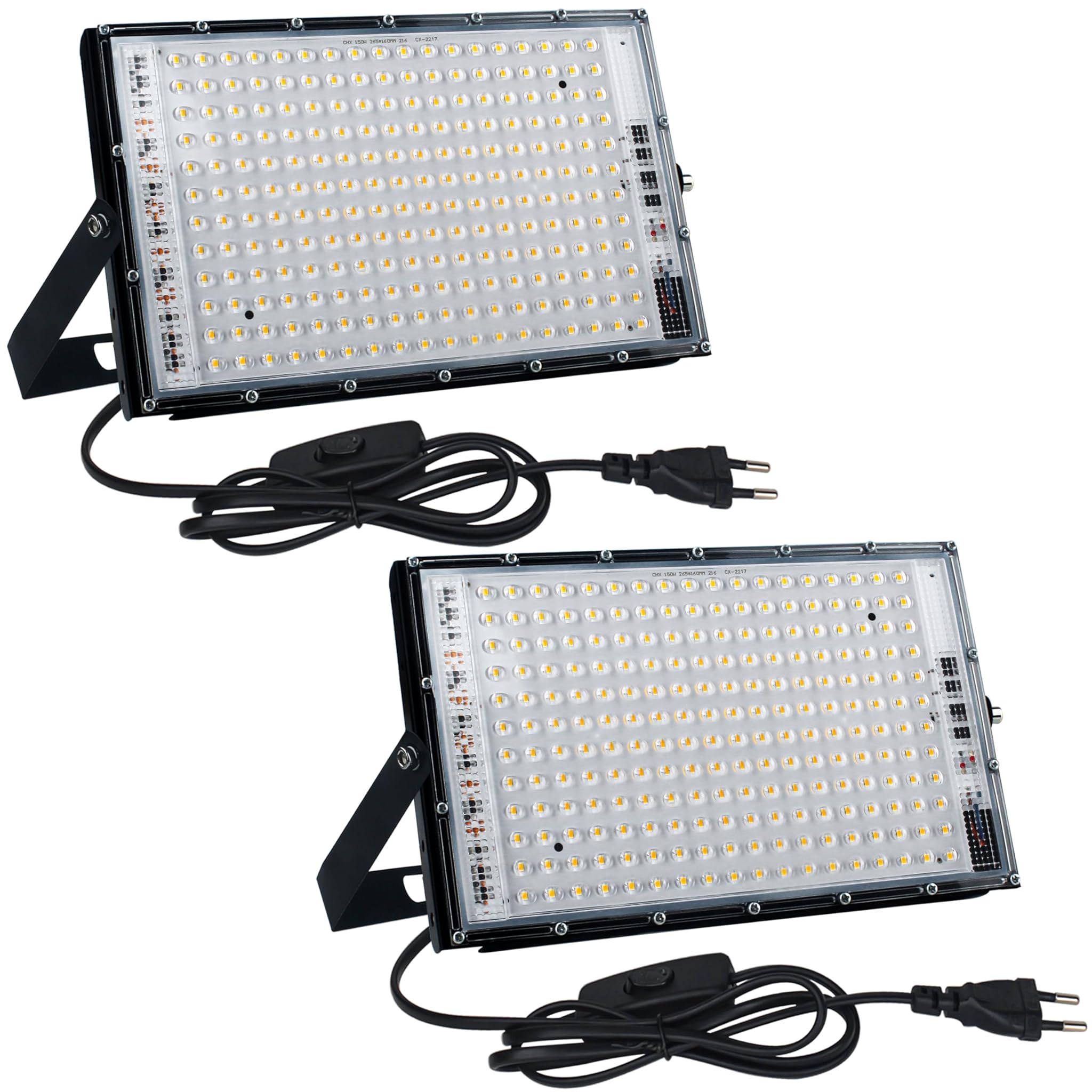 CREATESTAR Faretto LED da Esterno 150W 2 Pezzi