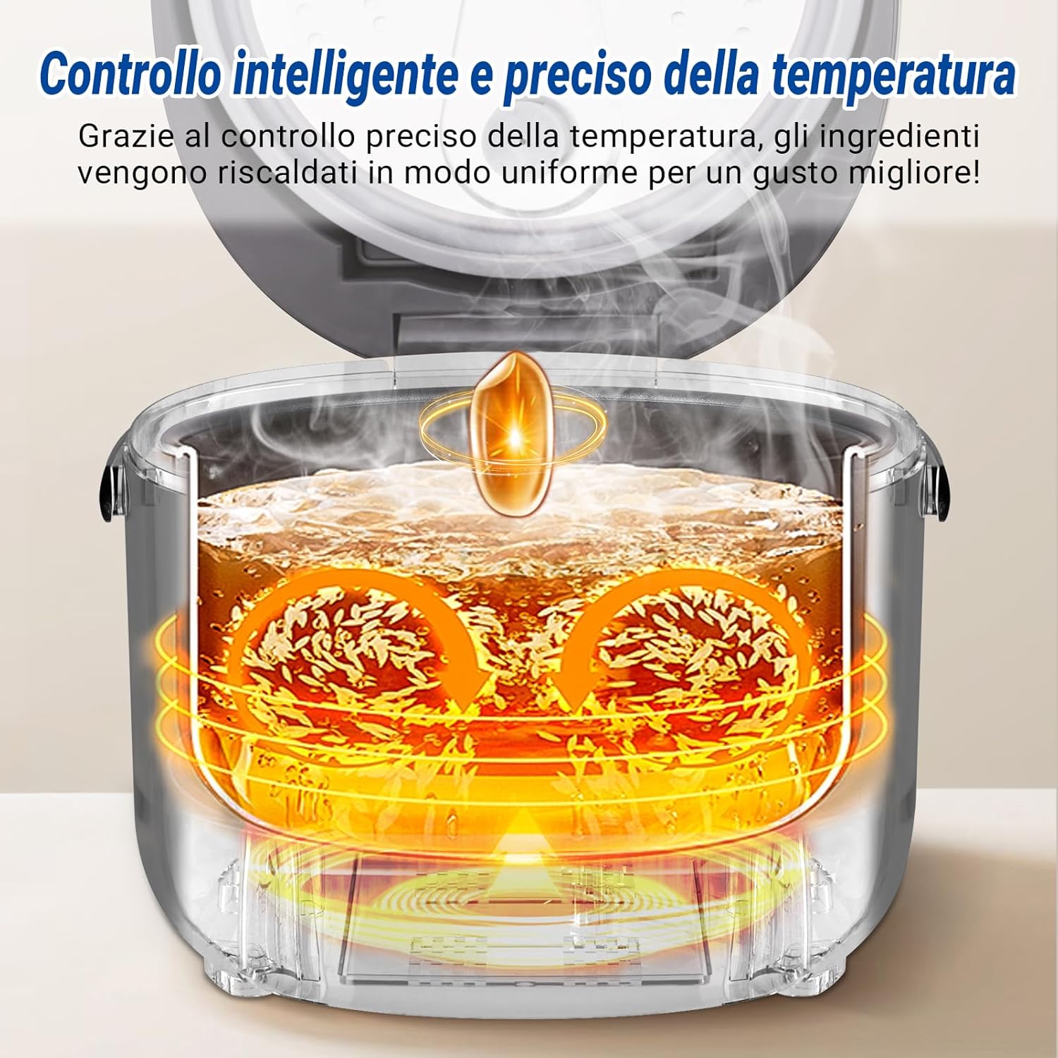 Mini Cuociriso Multifunzionale 2L 400W - immagine 2