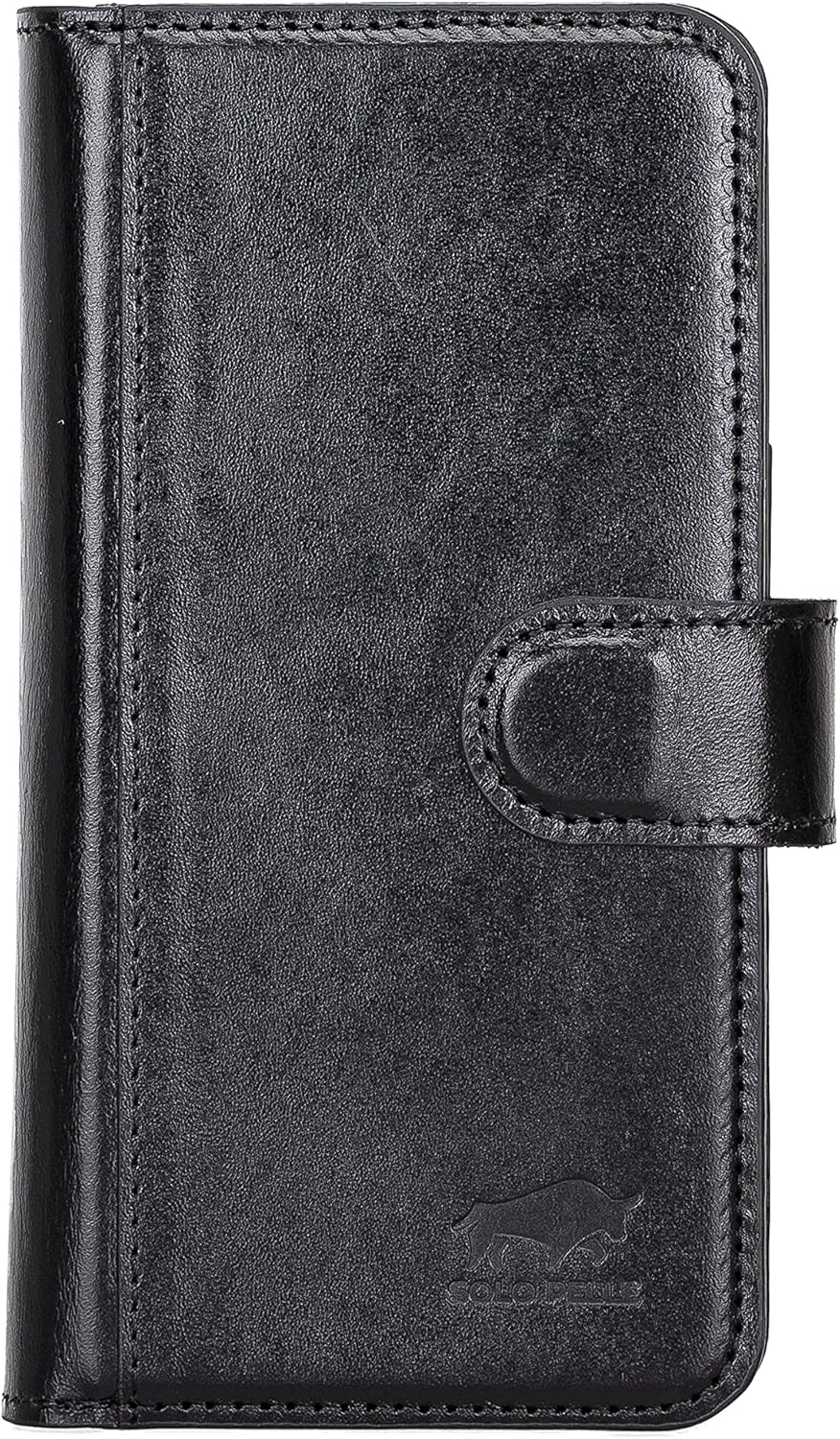 Solo Pelle Custodia iPhone 13 Pro Max 6.7" Harvard Double, Nero - immagine 3