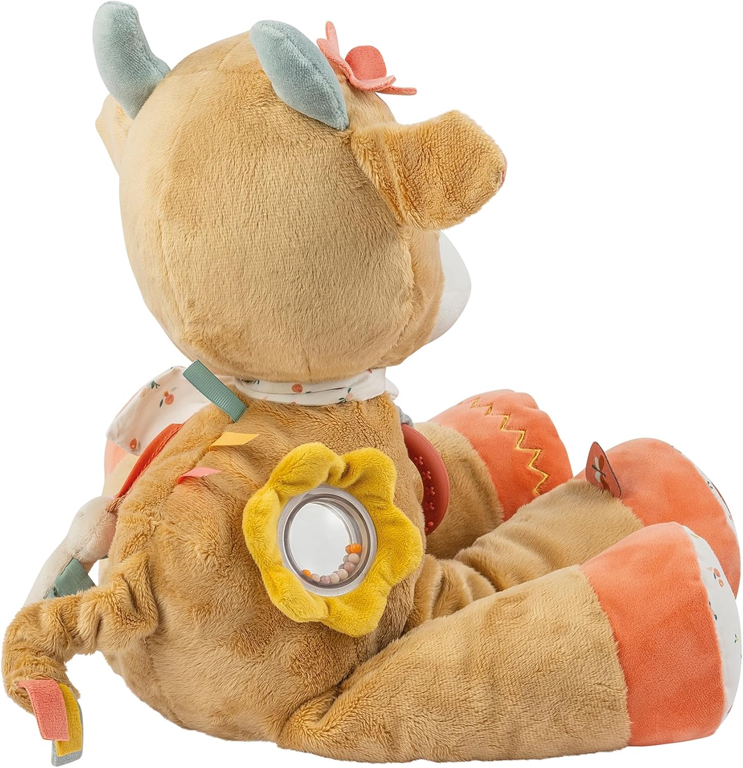 Nattou Peluche Attività Mucca Mila 45cm, Beige - immagine 3
