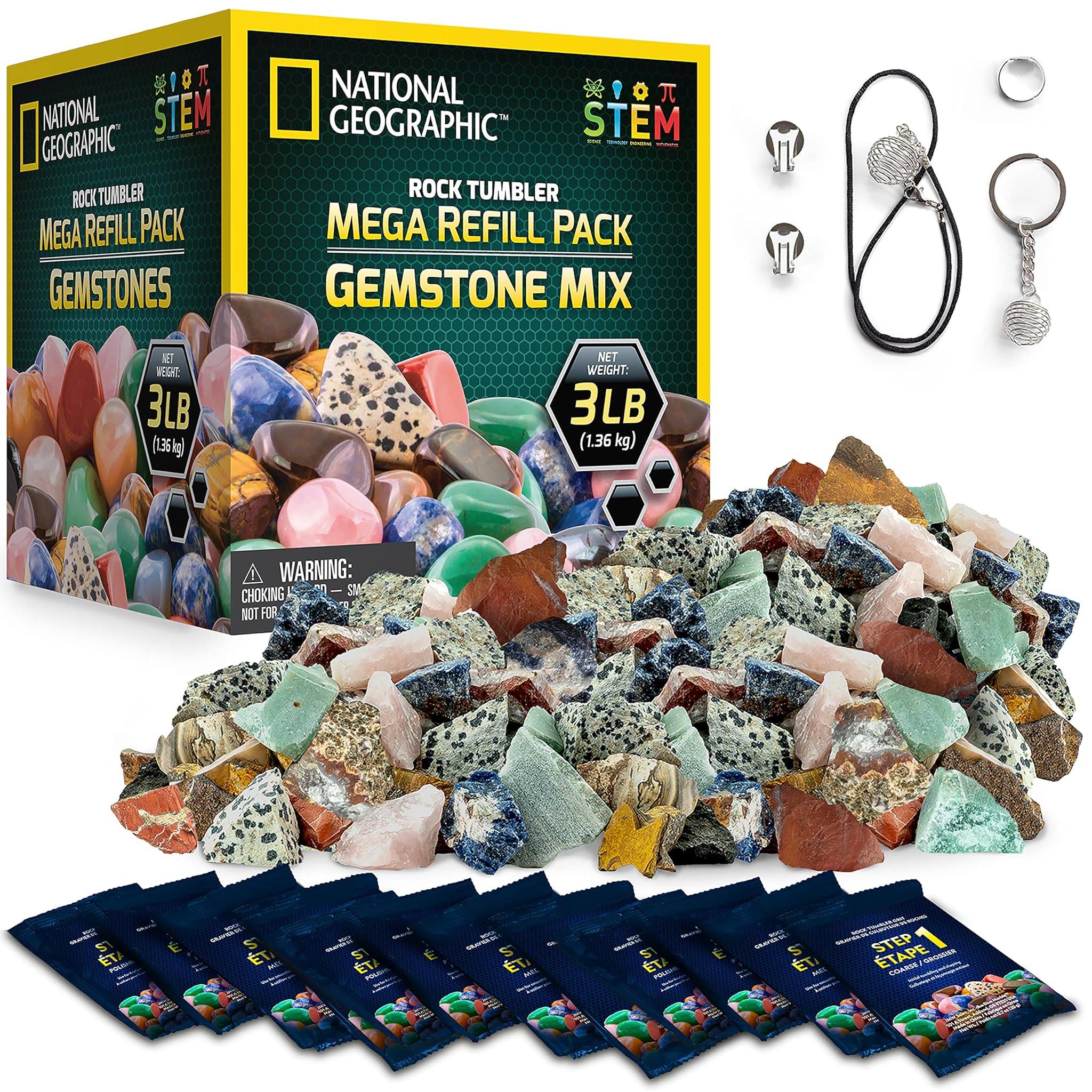 Blue Marble National Geographic - Kit Ricarica Lucidatrice Pietre