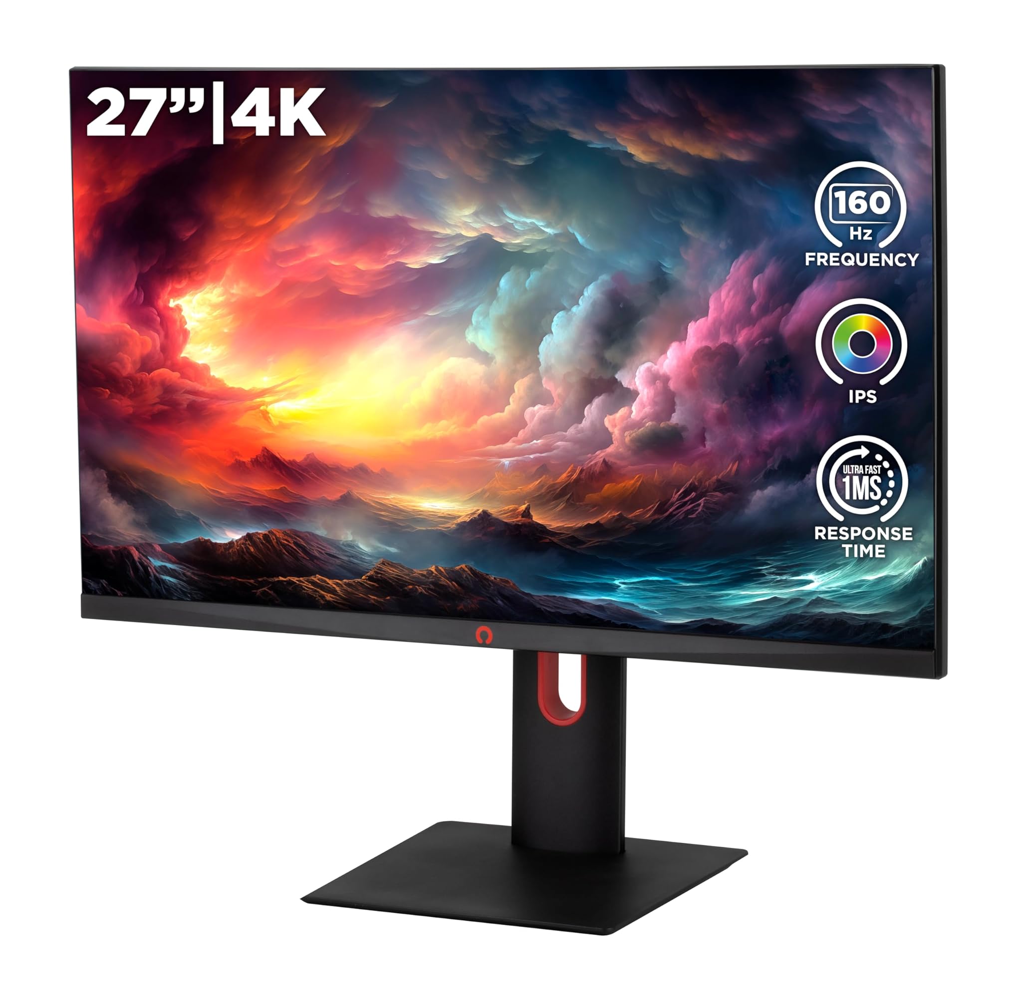 Konix Monitor gaming Stormfury 4K 27" PC, PS5, Switch 2, Xbox - Ultra HD 2 160 px - 160 Hz - 1 ms - FreeSync - 2 x HDMI 2.1 - DisplayPort - Pannel IPS