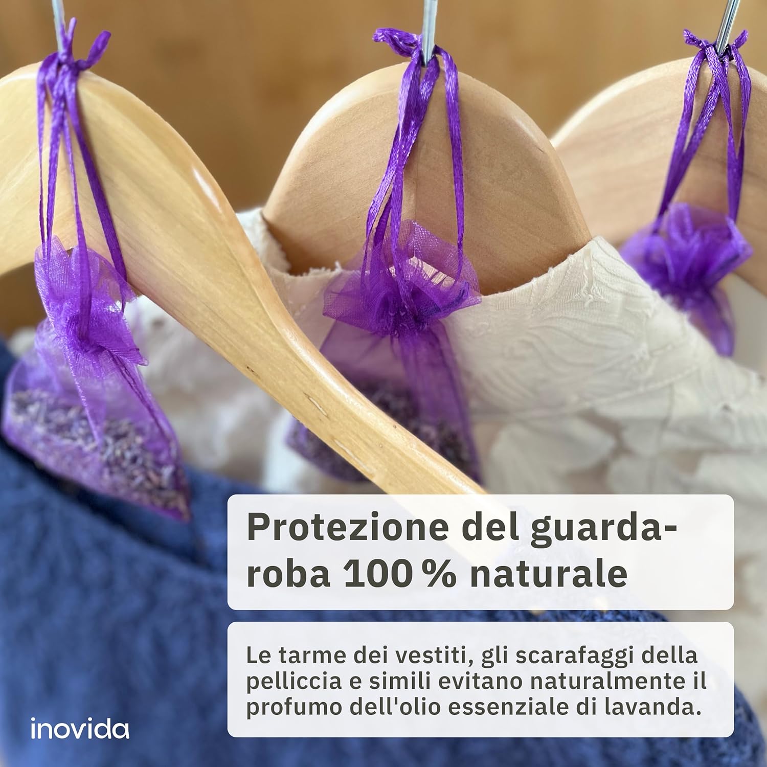 Inovida Sacchetti Profumati Lavanda Vera Essiccata (20x) - immagine 2