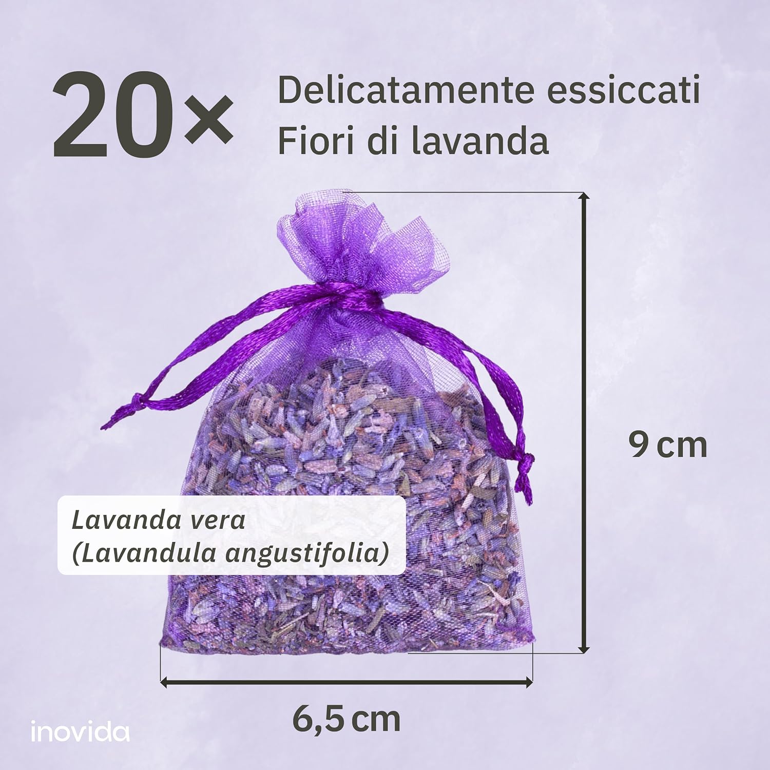 Inovida Sacchetti Profumati Lavanda Vera Essiccata (20x) - immagine 3