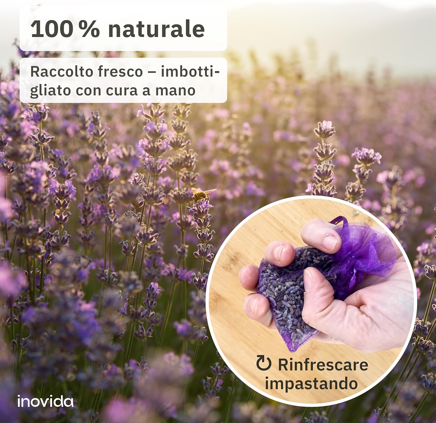 Inovida Sacchetti Profumati Lavanda Vera Essiccata (20x) - immagine 5