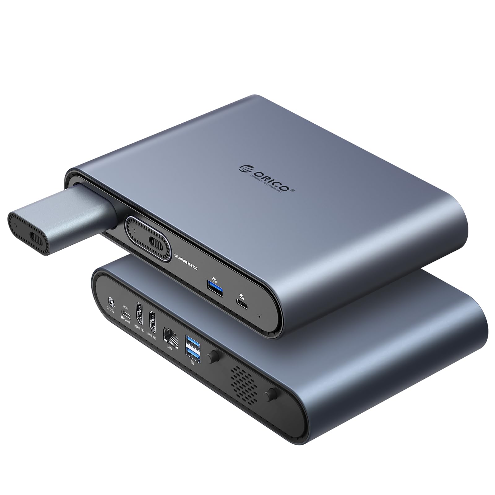 Orico Hub USB-C 10 in 1 con Alloggiamento SSD M.2