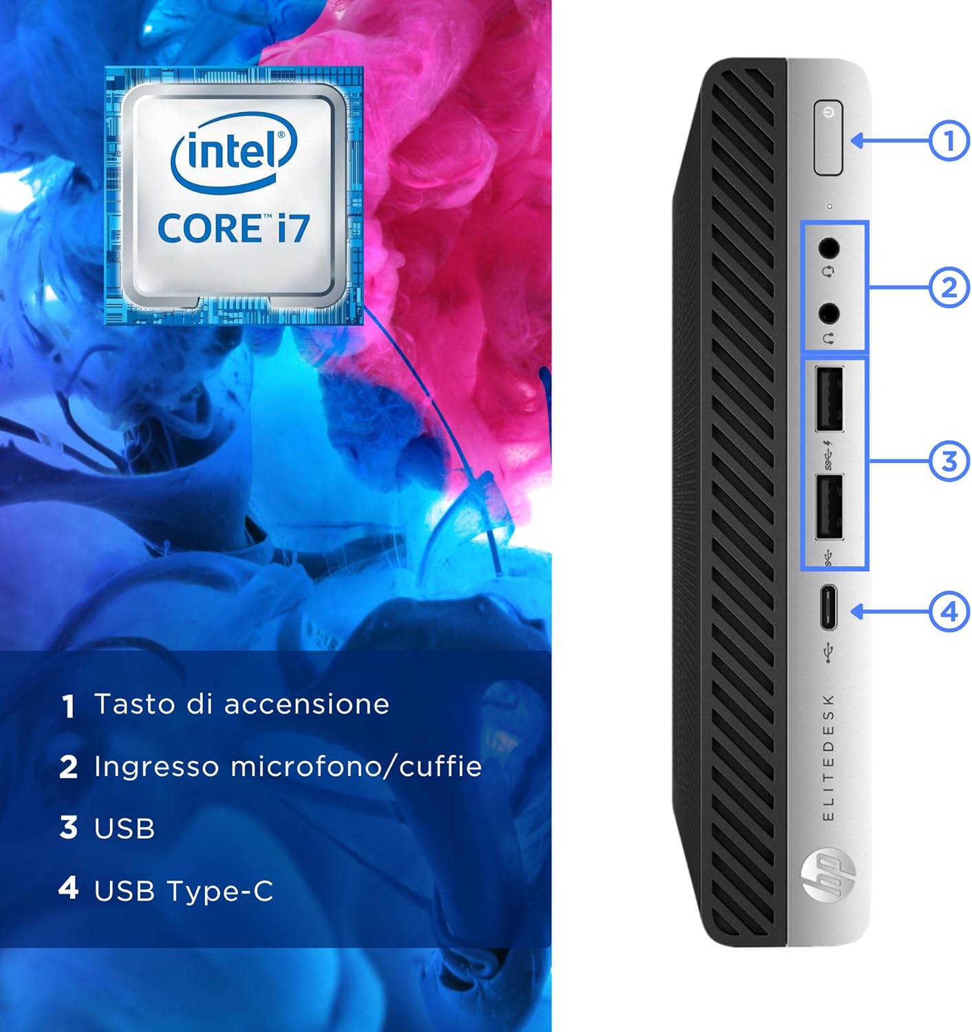 Hp Elitedesk Mini PC Tiny - Ricondizionato - immagine 4