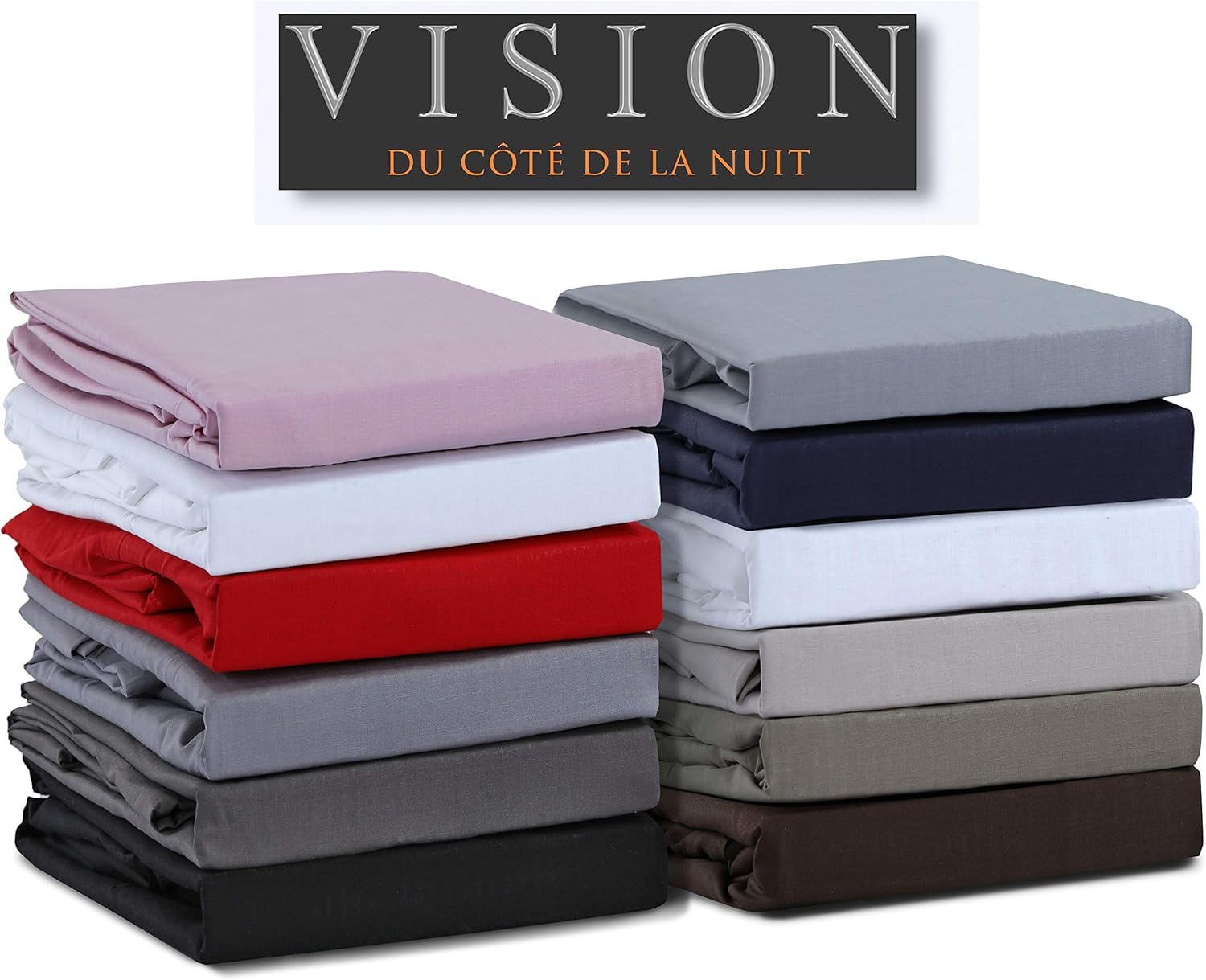 VISION Lenzuola con Angoli Beige 180x200cm - immagine 5