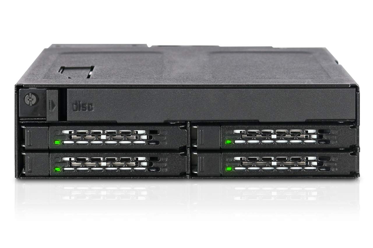 Icy Dock ToughArmor MB604SPO-B - Gabbia Backplane Hot Swap