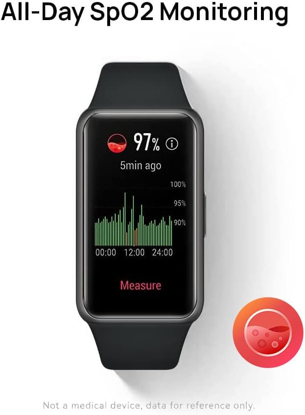 Huawei Band 6 Smart Band Fitness Tracker, Graphite Black - immagine 7