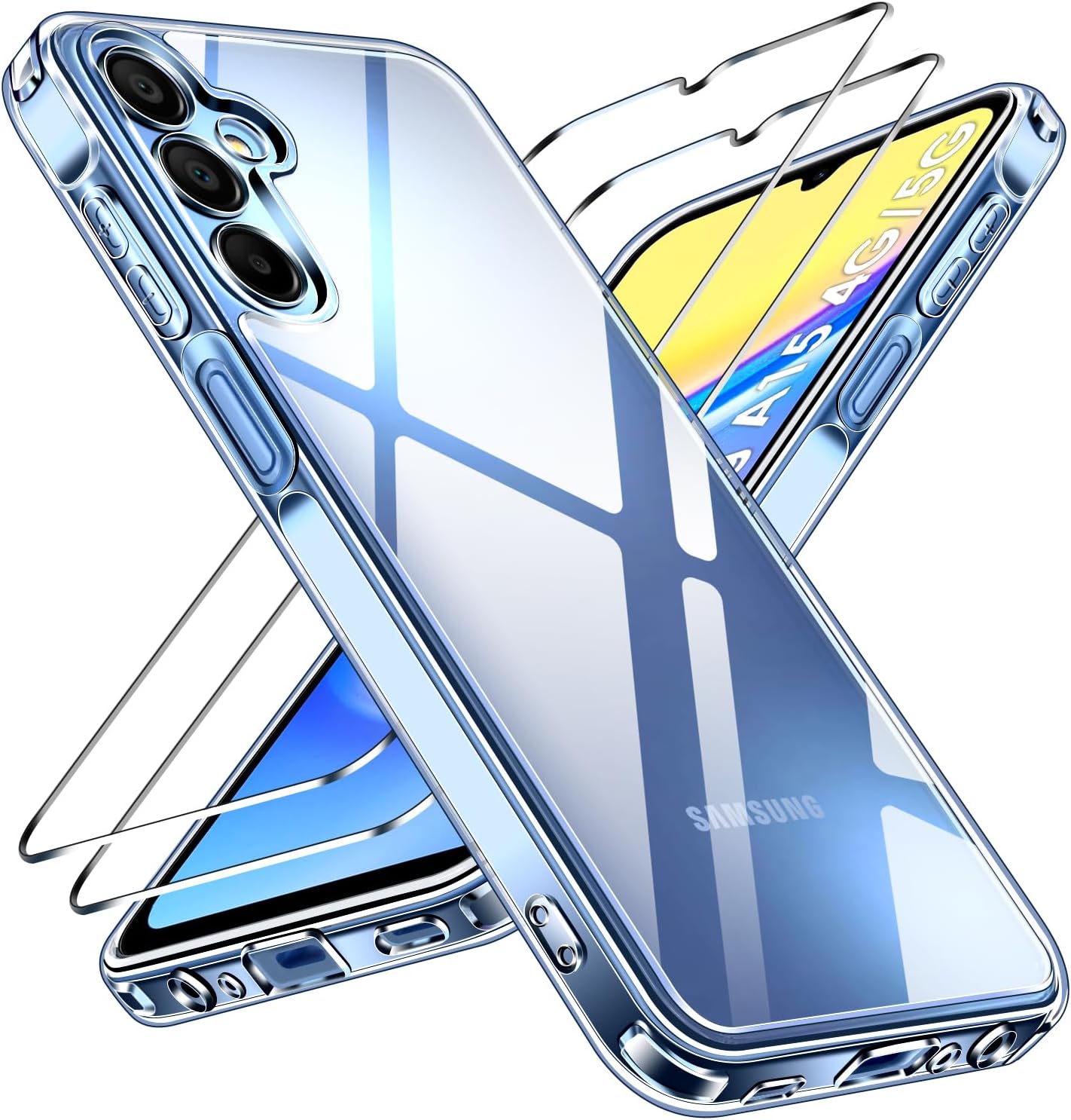 Ivoler Cover Anti Ingiallimento per Samsung Galaxy A15 - immagine 1