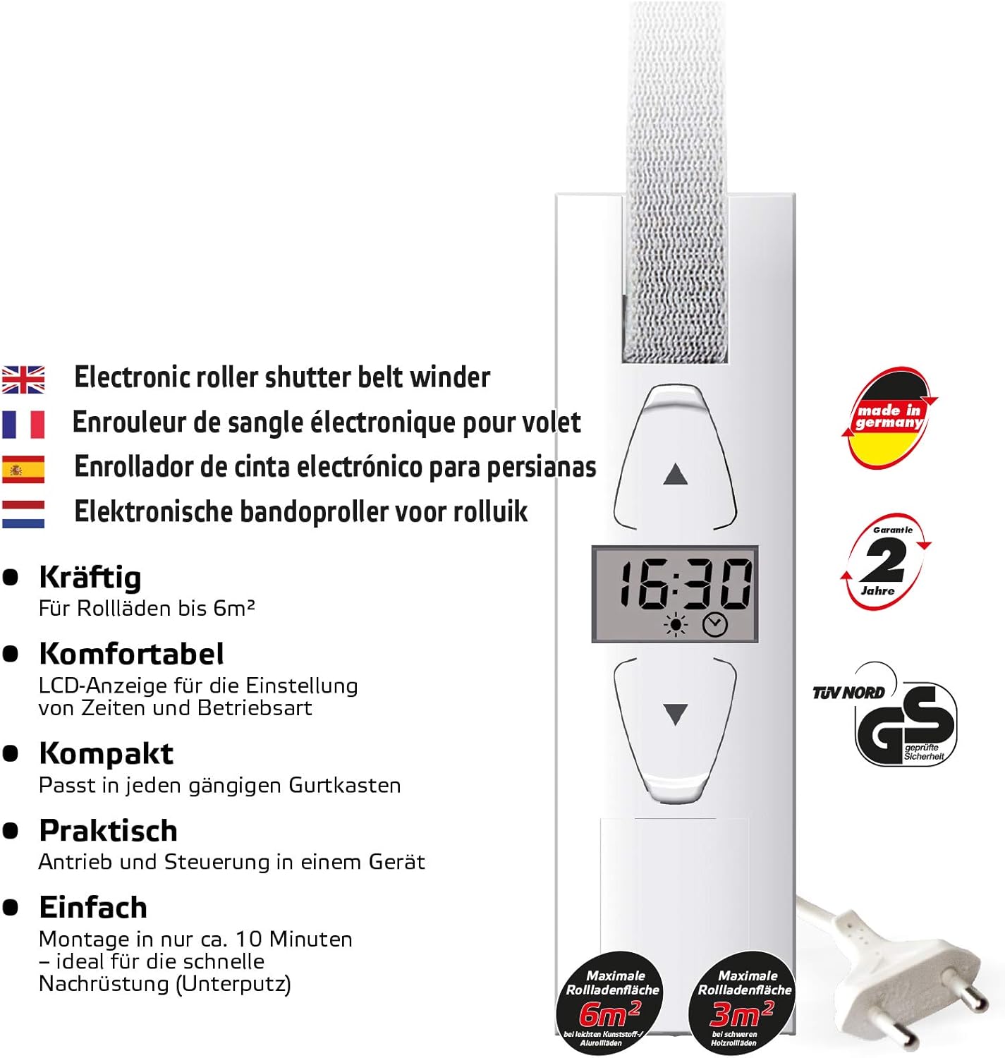 SuperRollo - Avvolgitore elettrico a incasso per serranda - immagine 3