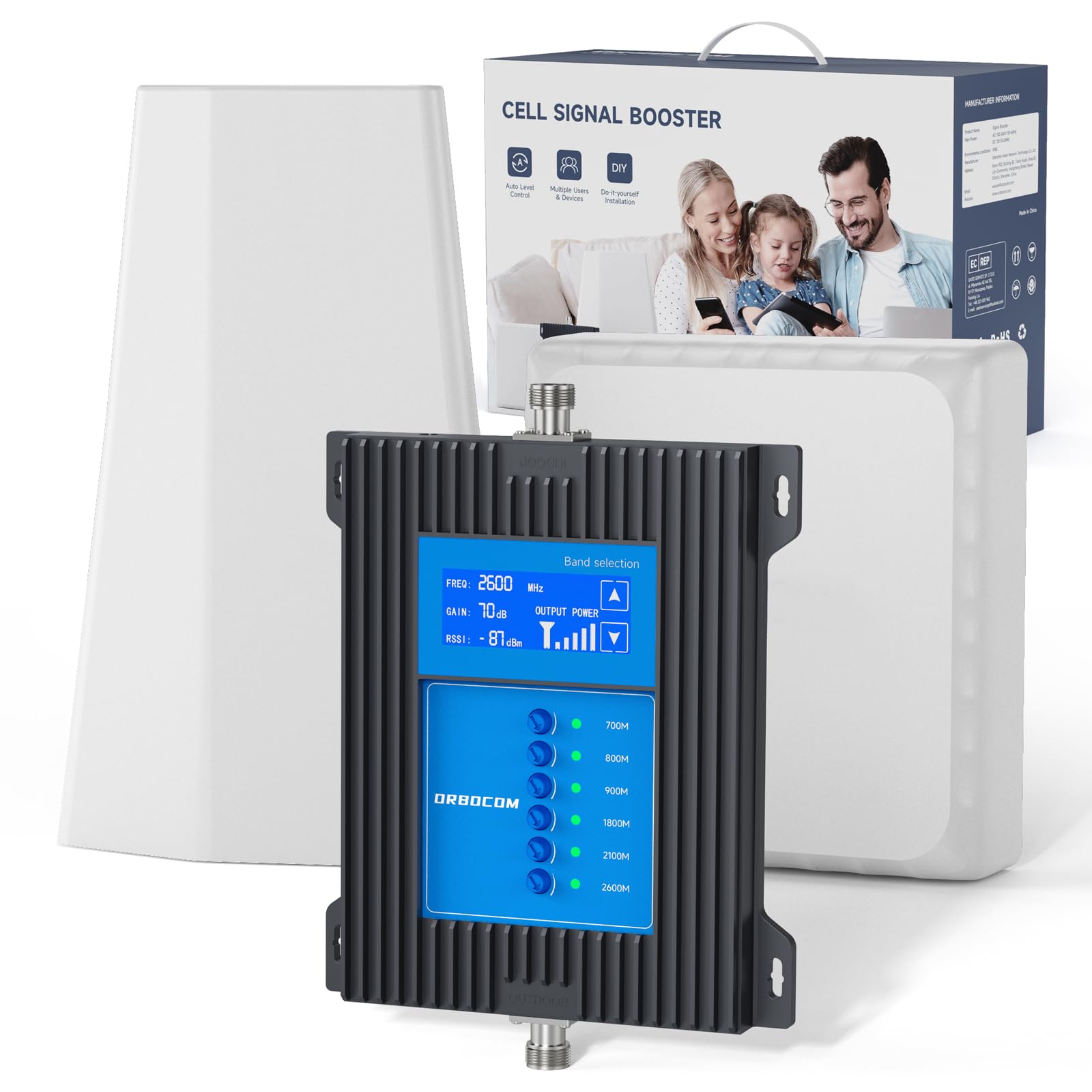 Amplificatore Segnale Cellulare 5G 4G LTE 70 dB