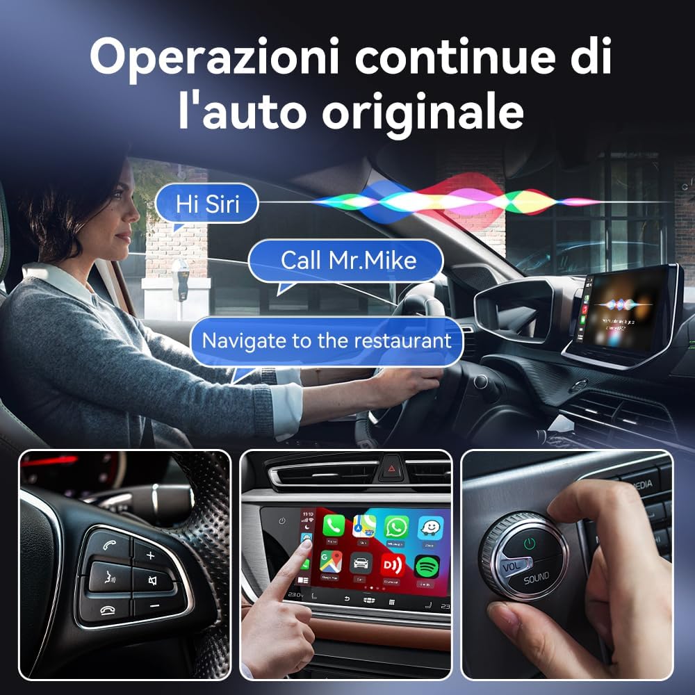 Carlinkit Adattatore Mini SE CarPlay Wireless - immagine 4
