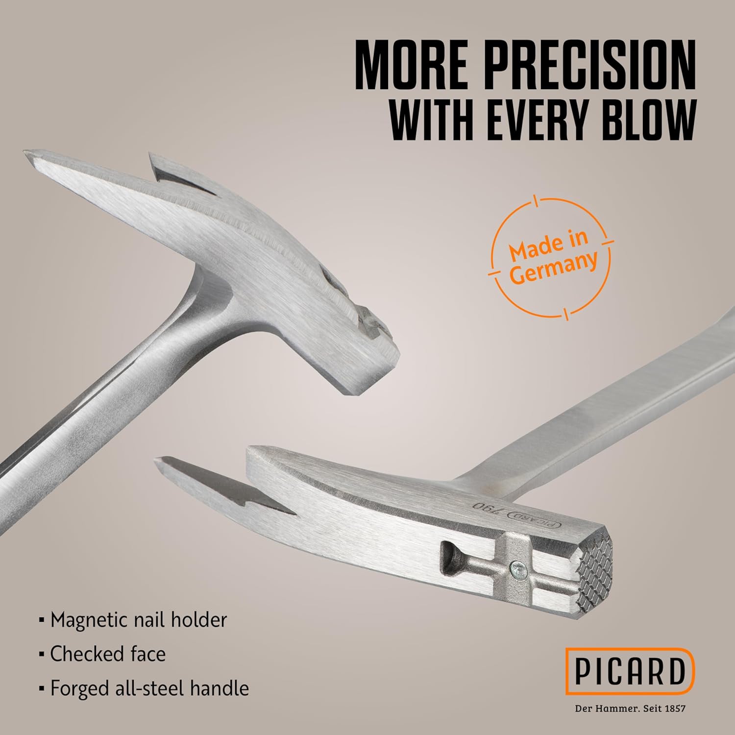 Martello lungo in acciaio - immagine 3