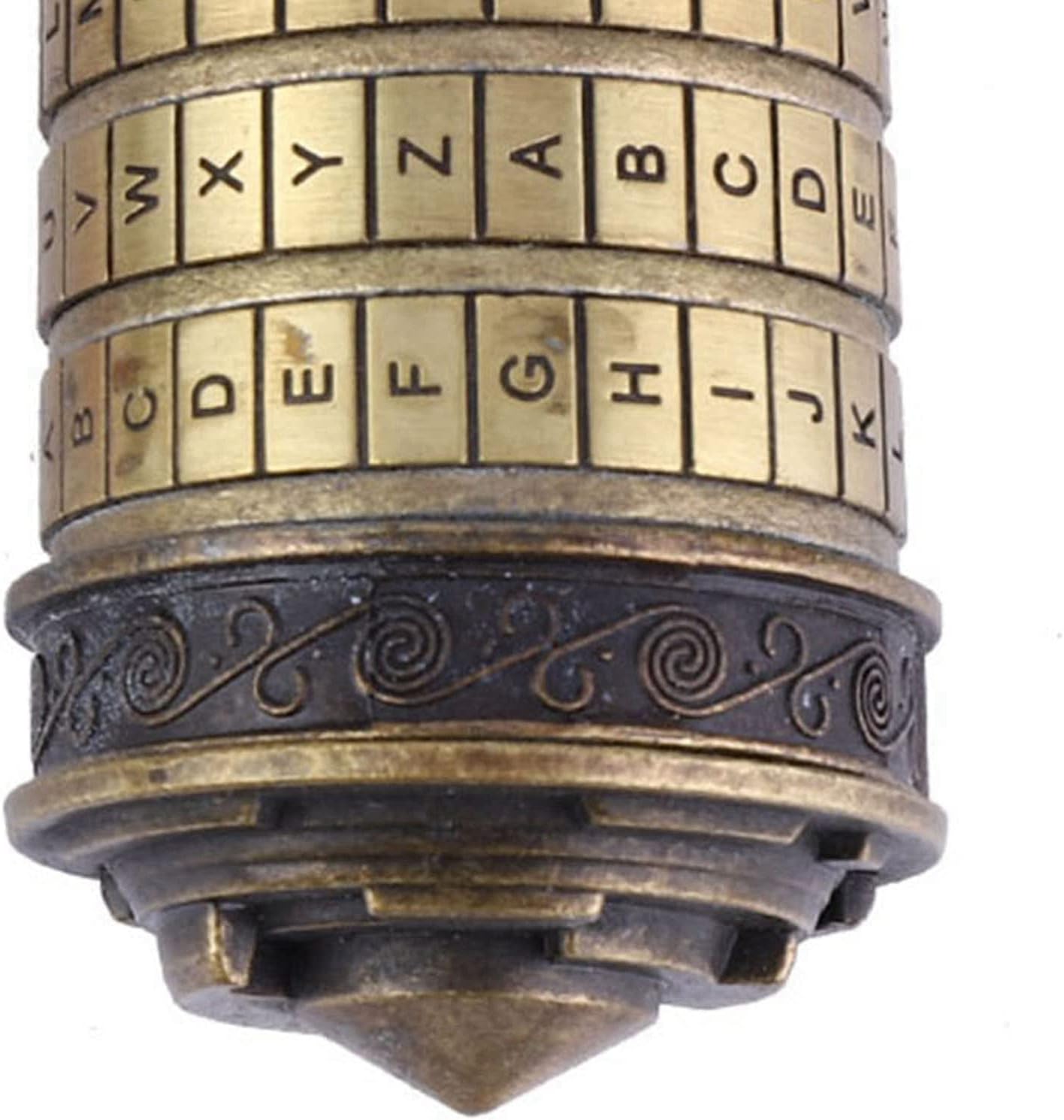 Hztyyier Anello Cryptex con Incisione Codice da Vinci - immagine 7