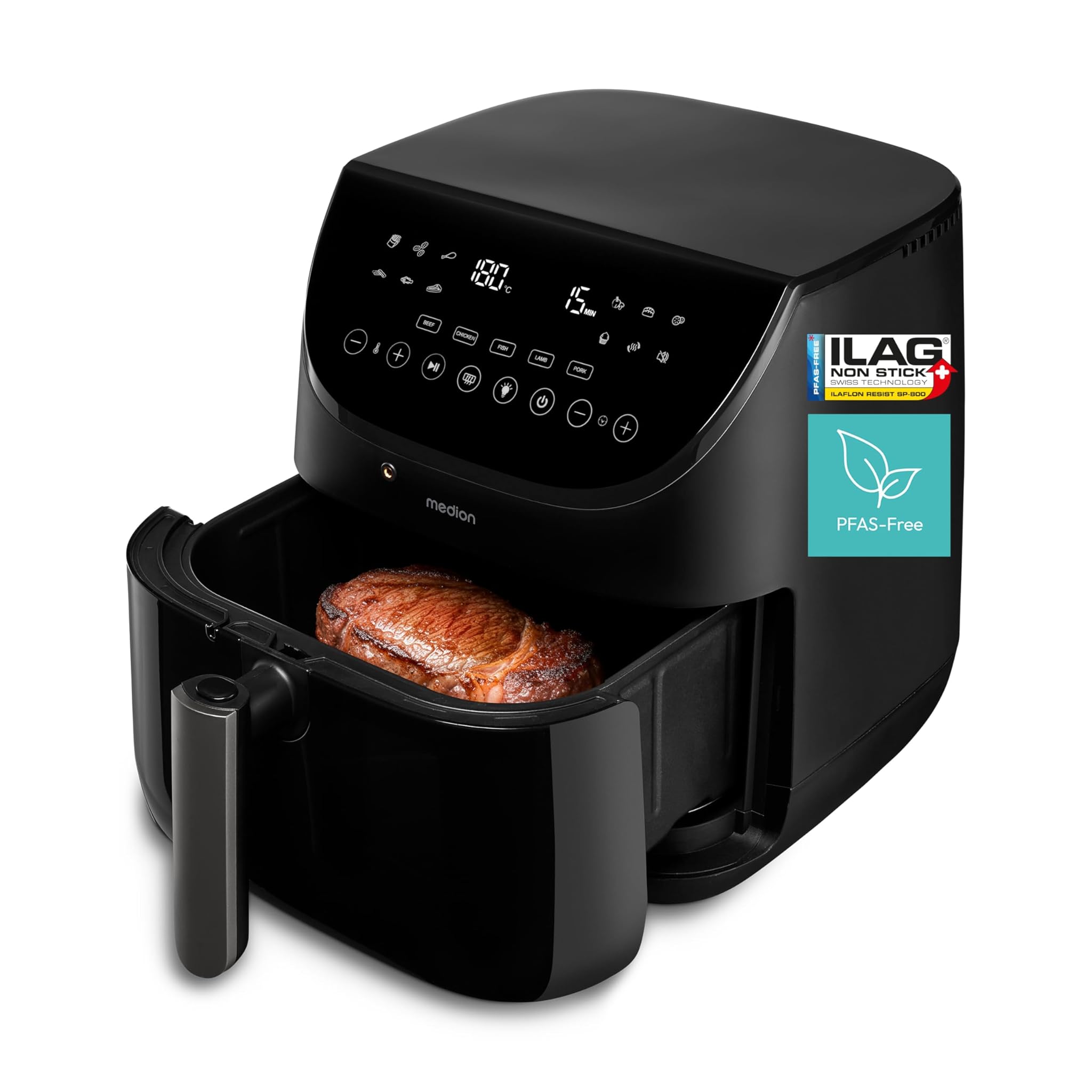 MEDION X20 XL Friggitrice ad Aria 6.6L, 1700W