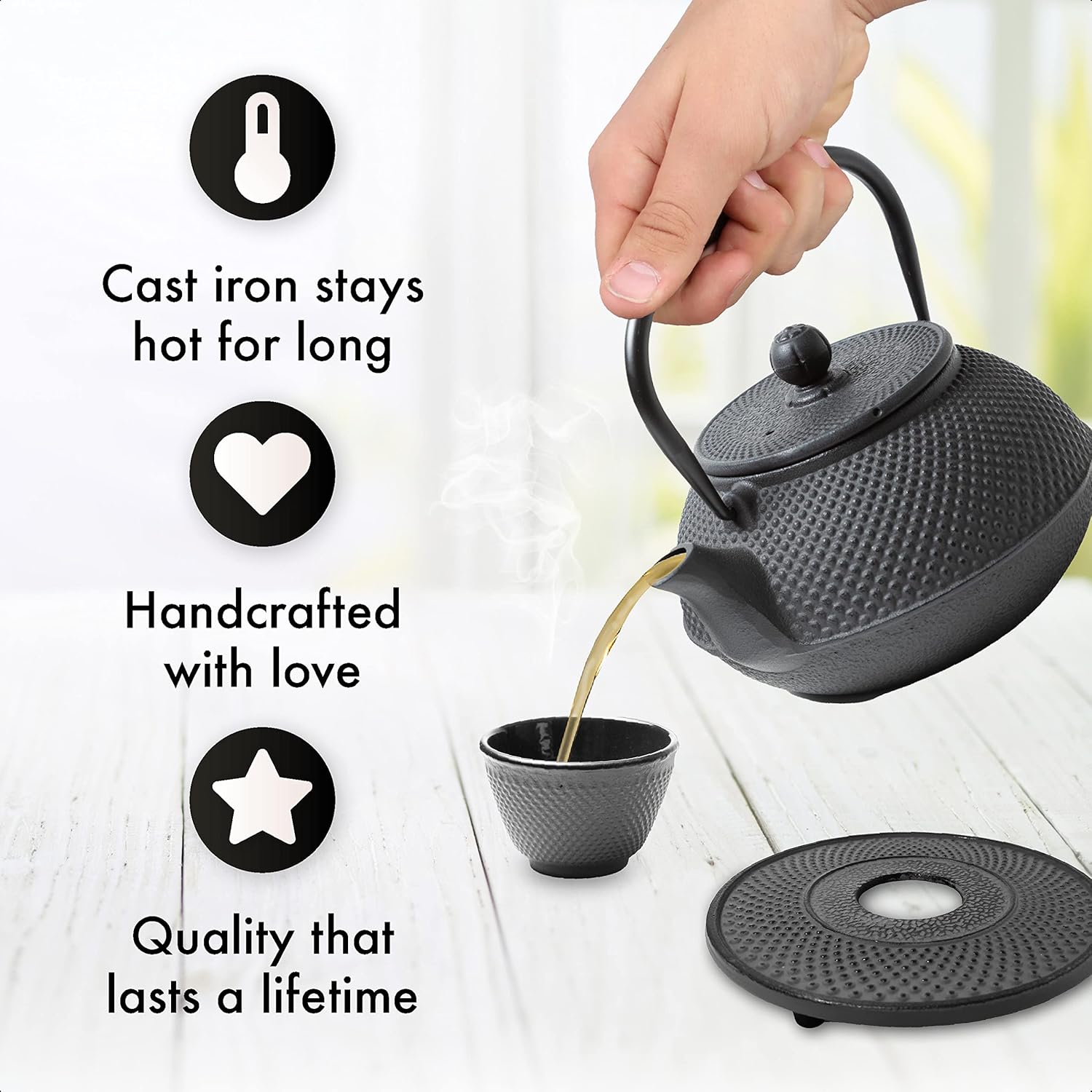 Tealøv TEIERA GHISA SET 800ml, Nero - immagine 2