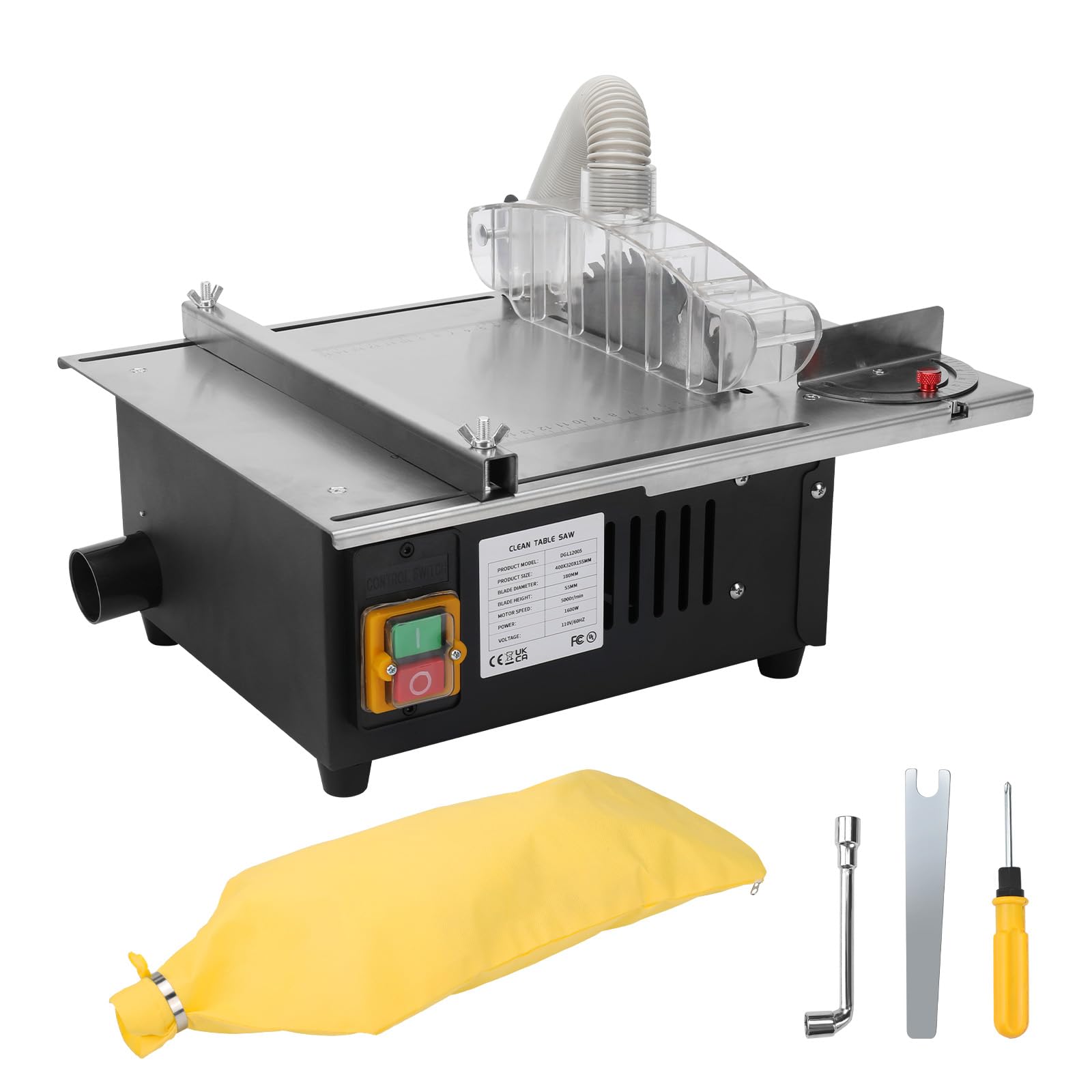 Sega Circolare Portatile da Tavolo 1600W 5000 giri/min