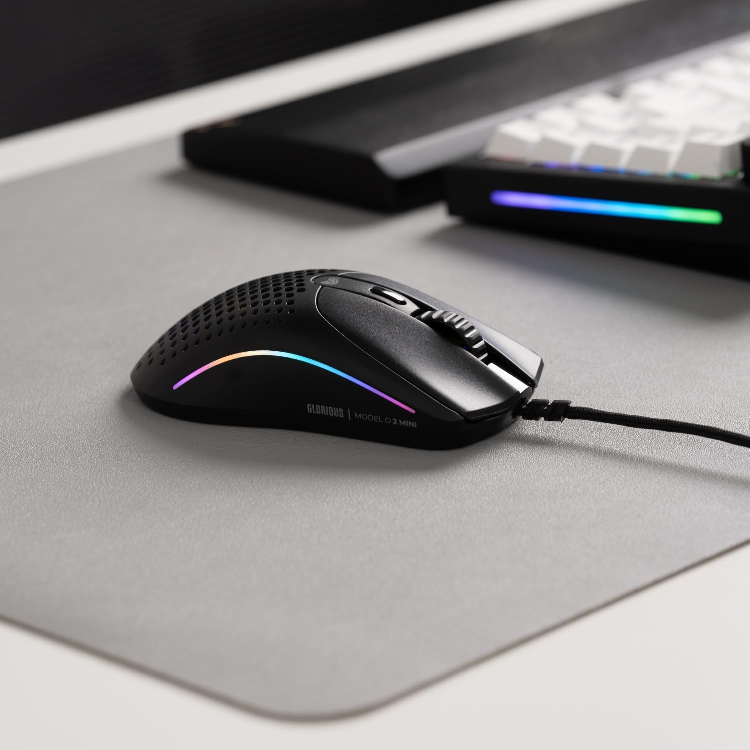 Glorious Model O 2 Mini Mouse Gaming Cablato, Nero - immagine 13