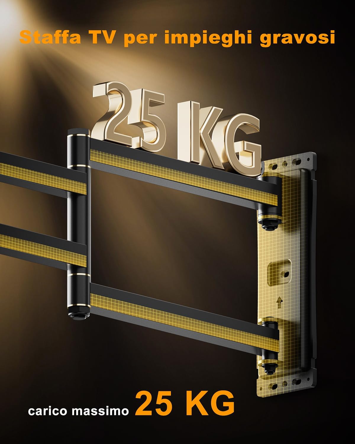 Whyfone Supporto TV Parete Braccio Extra Lungo 1036mm - immagine 7