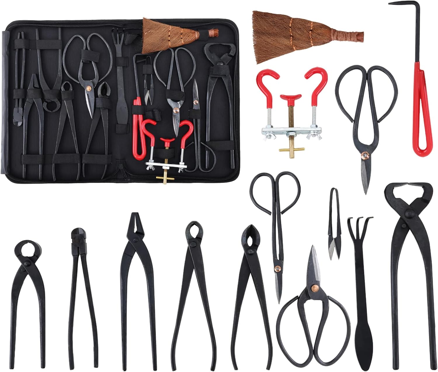 Set Attrezzi per Bonsai Professionale 14 Pezzi - immagine 1